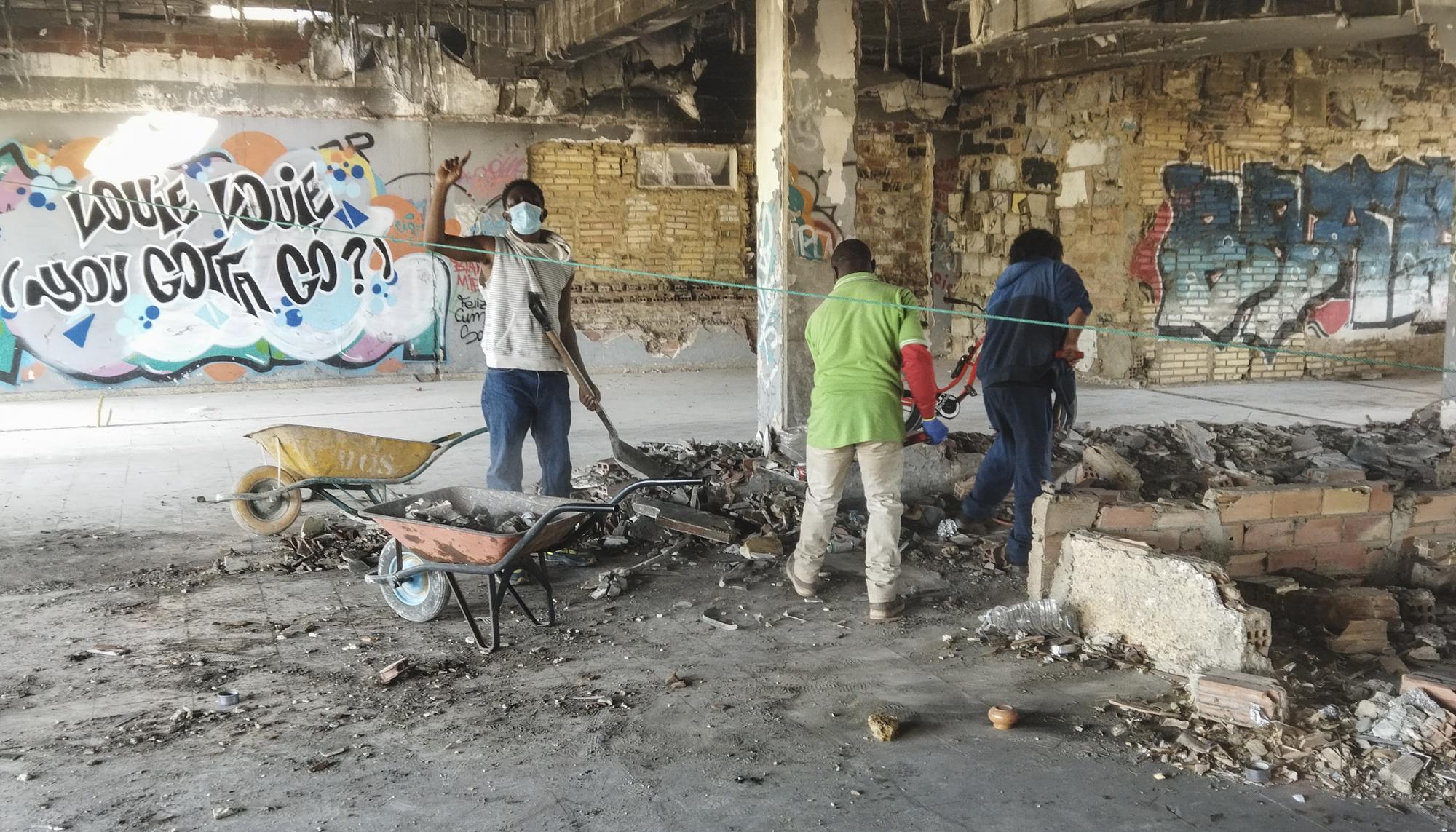 Migrantes en La Garrofera 2