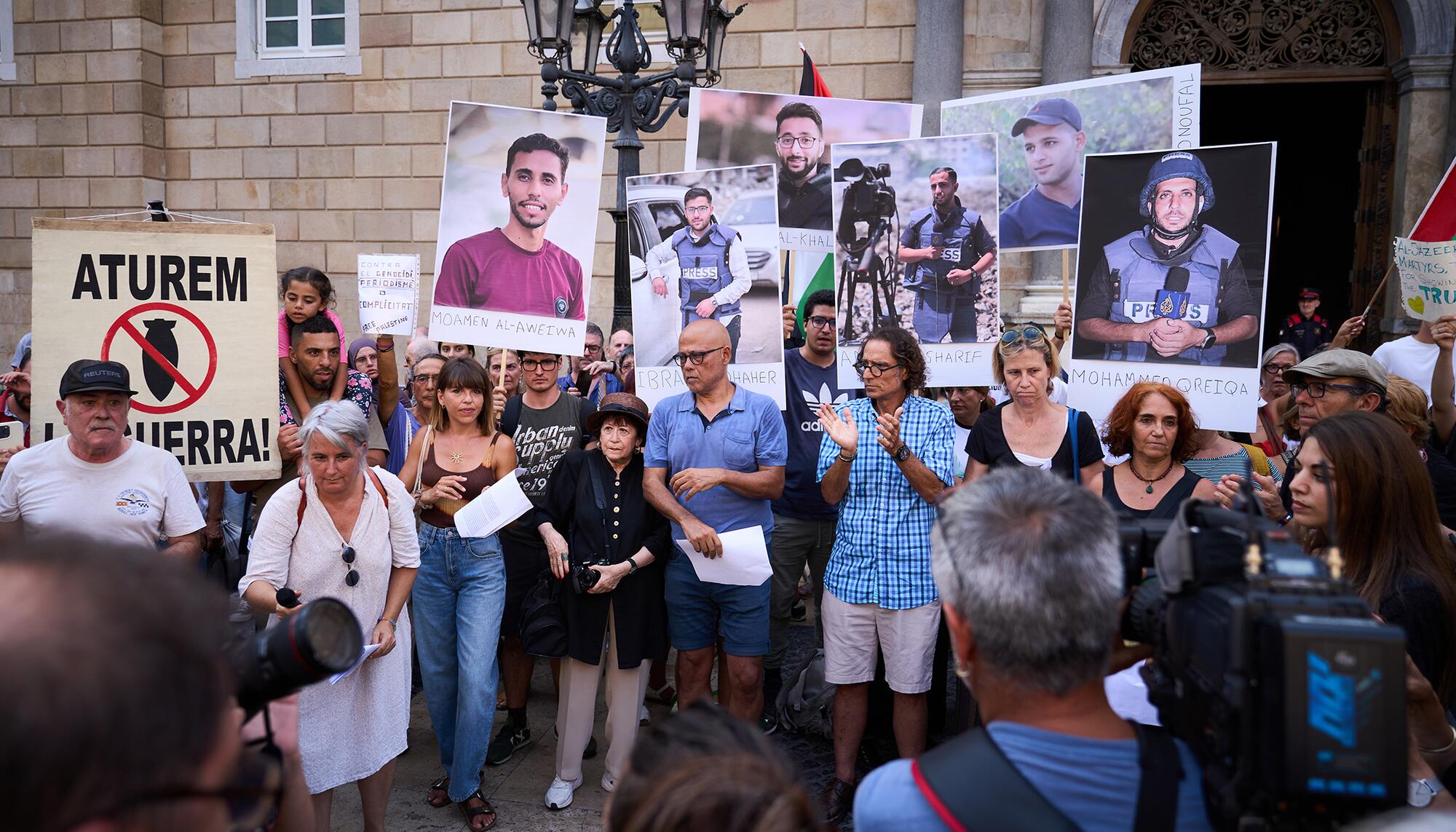 Periodistas Gaza