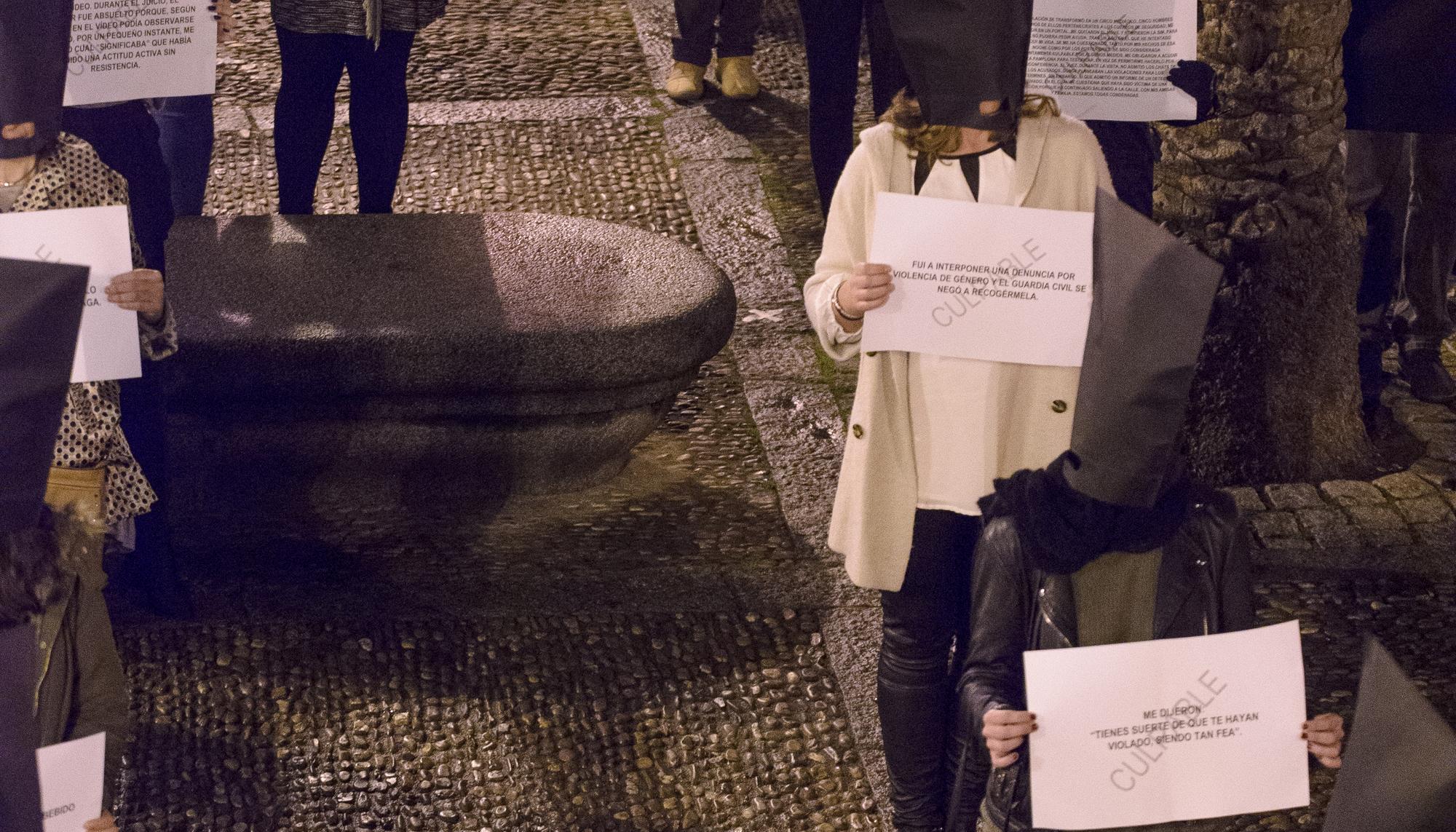 Acto contra la violencia machista