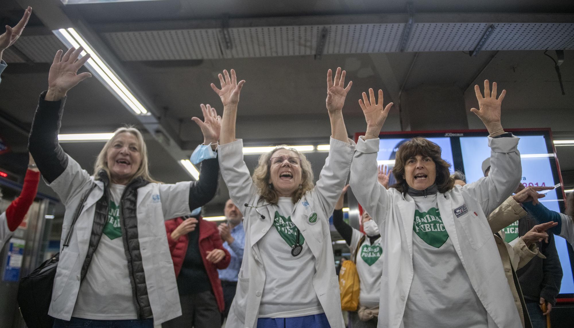 Acción metro sanidad pública