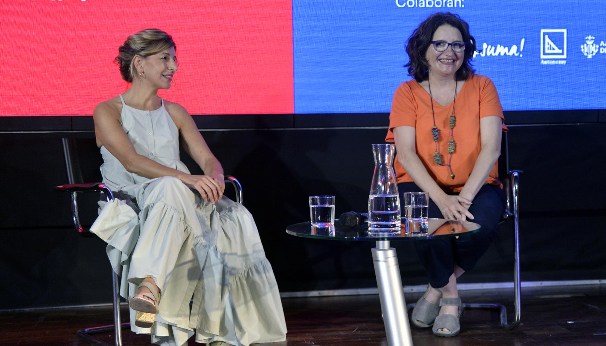 Yolanda Díaz y Mónica Oltra