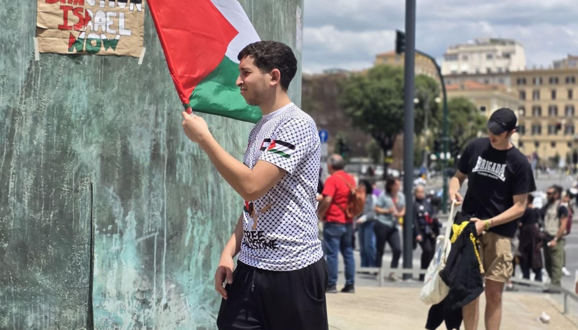 Huelga general en Italia por Palestina
