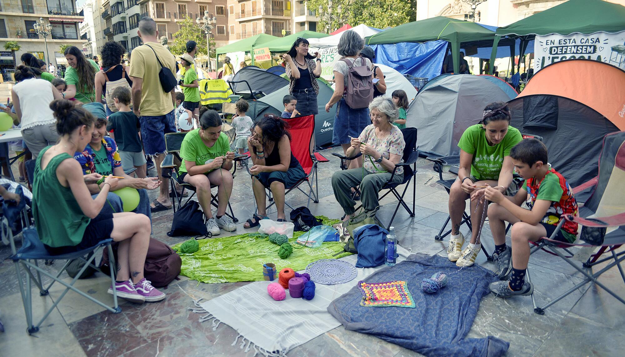 Acampada por la educación pública Valencia - 4