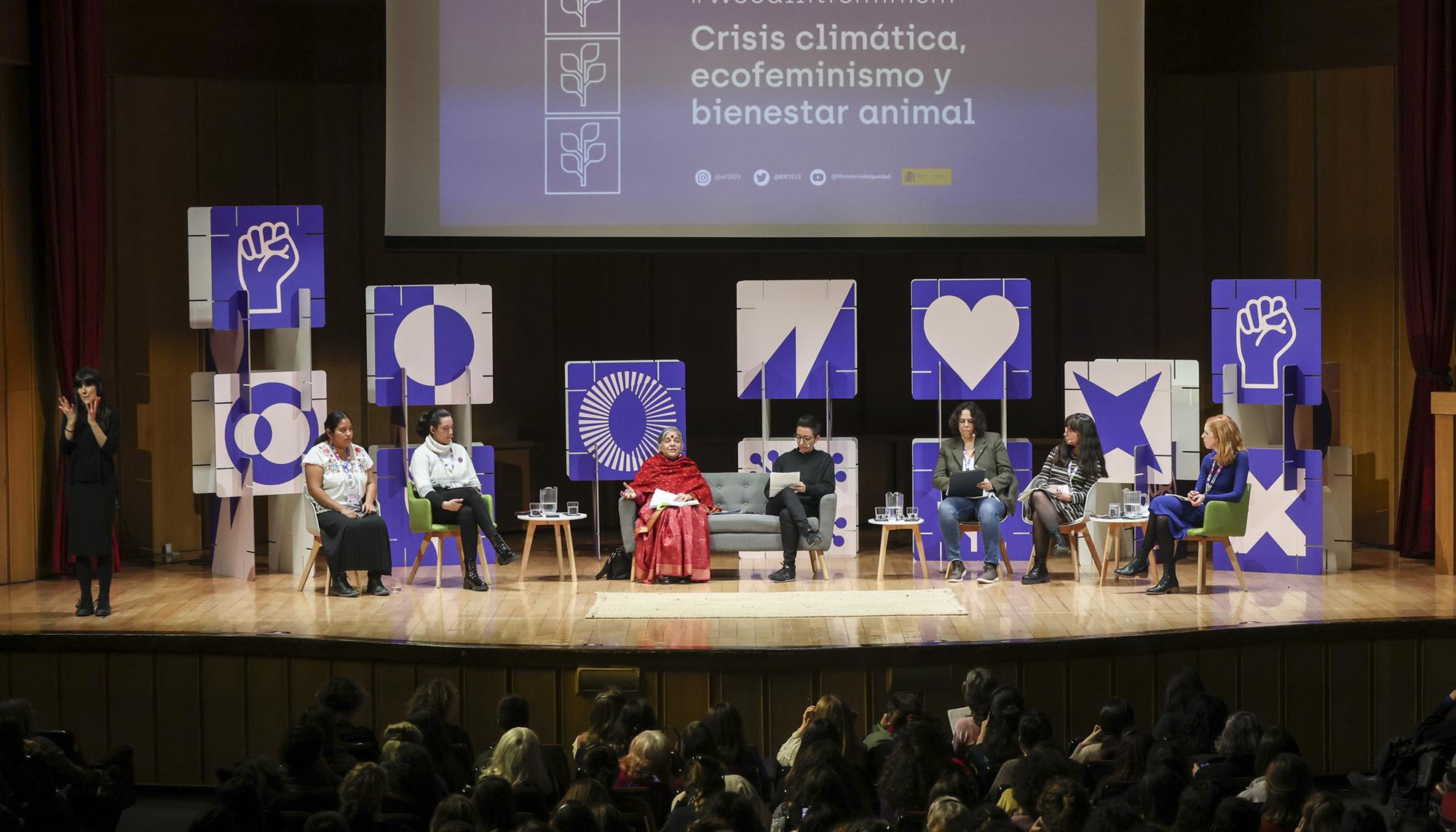 Encuentro internacional Feminista, mesa crisis climática