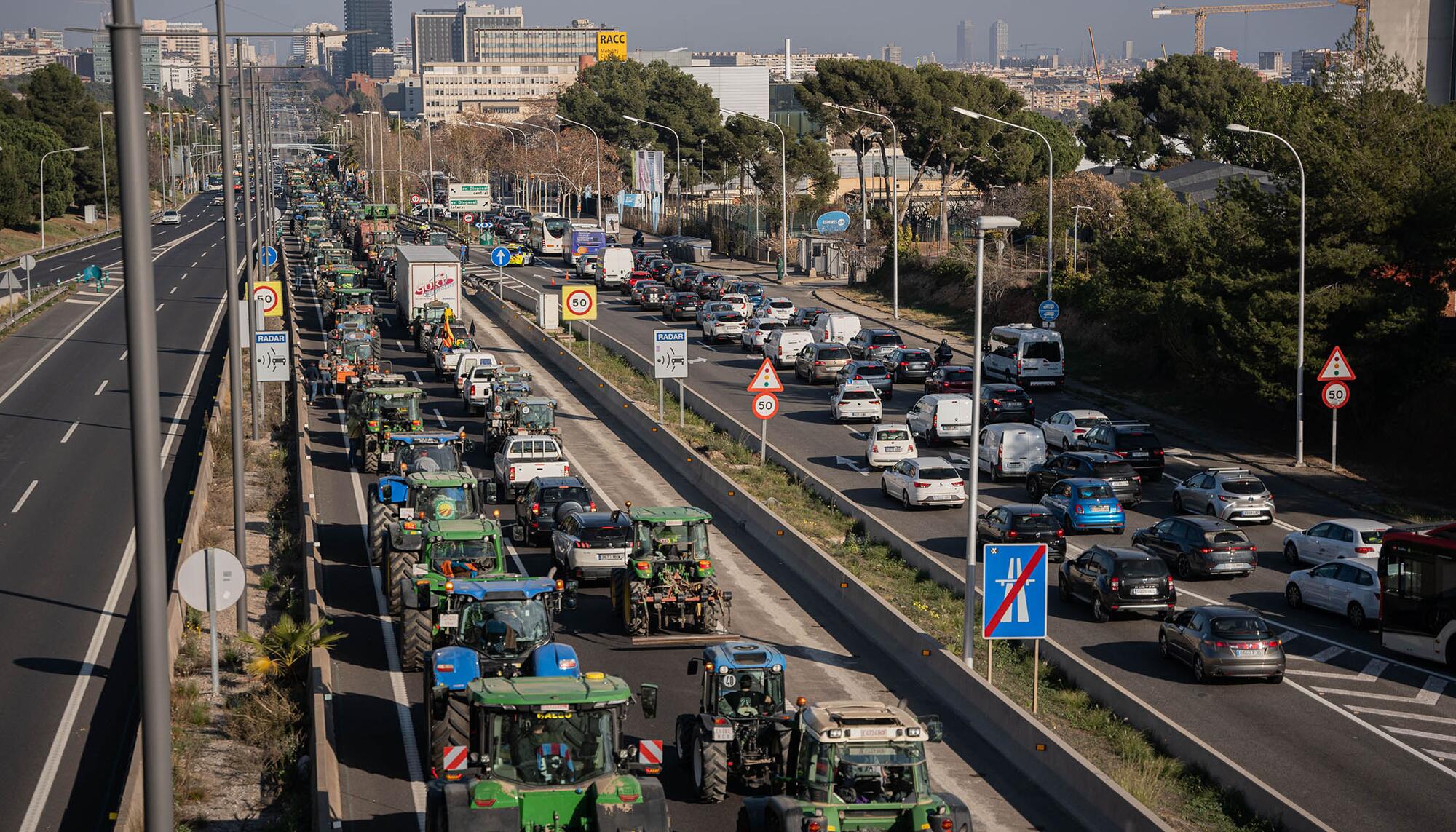 Tractorada Barcelona  07-02-24