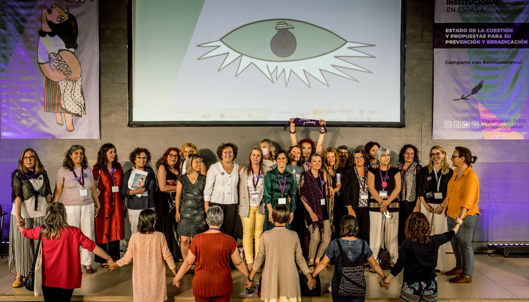 Participantes en el Encuentrovvvi celebrado en Mérida, Extremadura. 