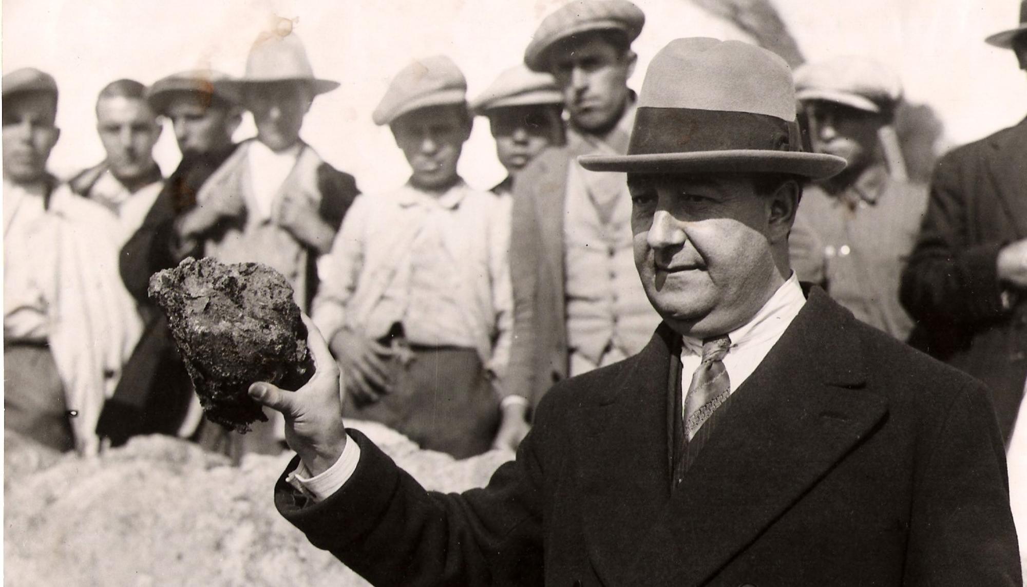 El periodista Julio Romano en Casas Viejas