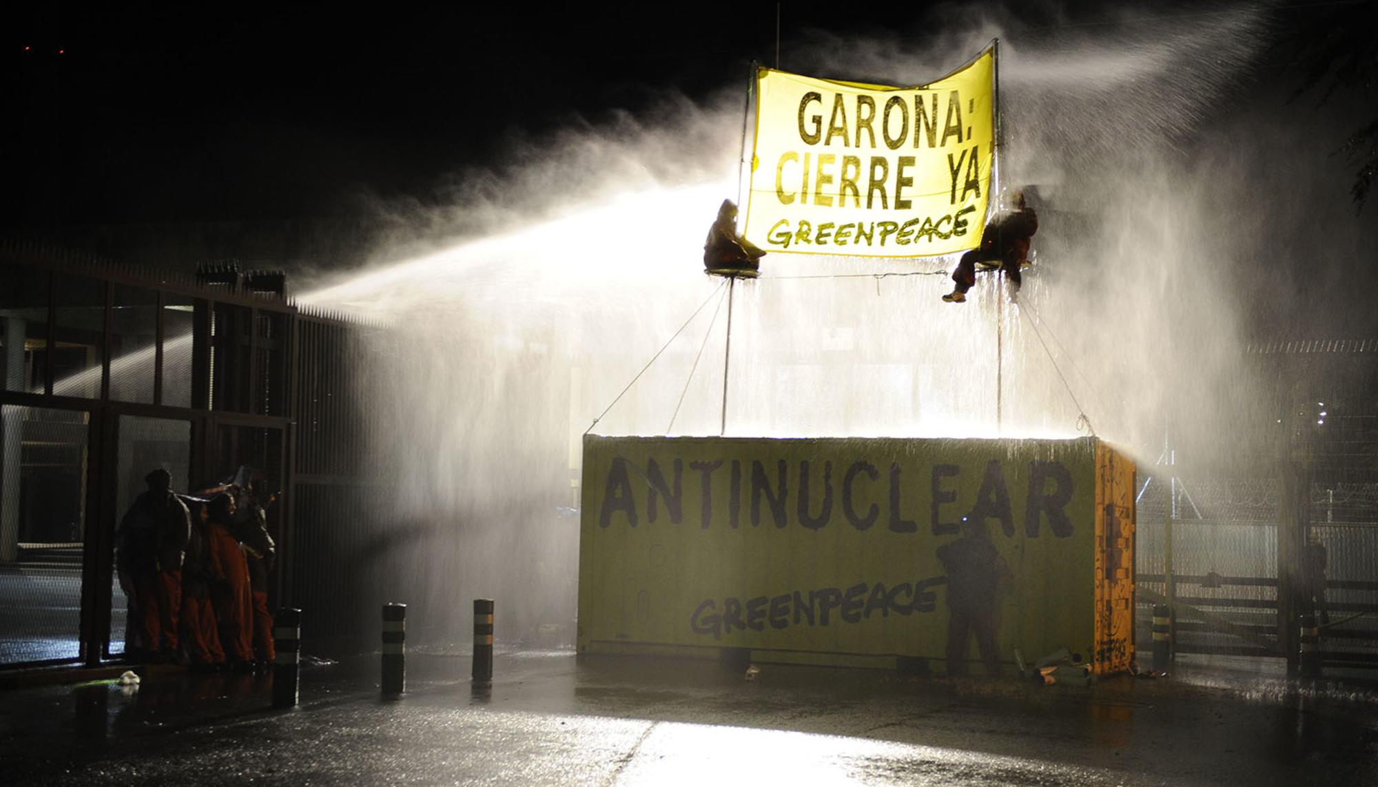 Garoña acción Greenpeace