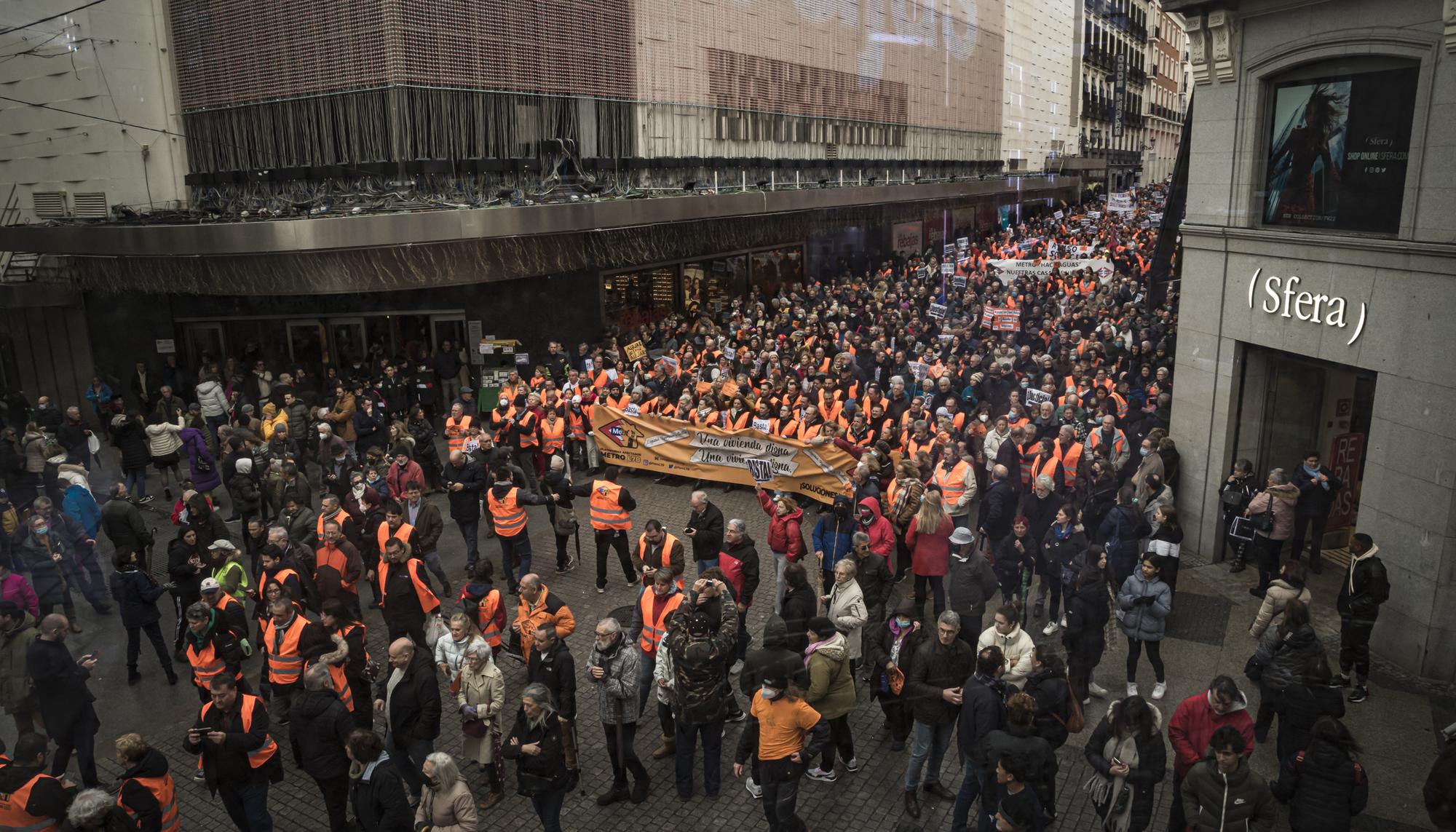 Manifestación Metro San Fernando - 7