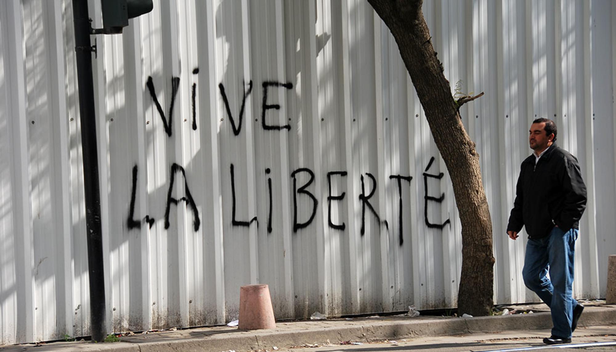 Vive la liberte Tunez