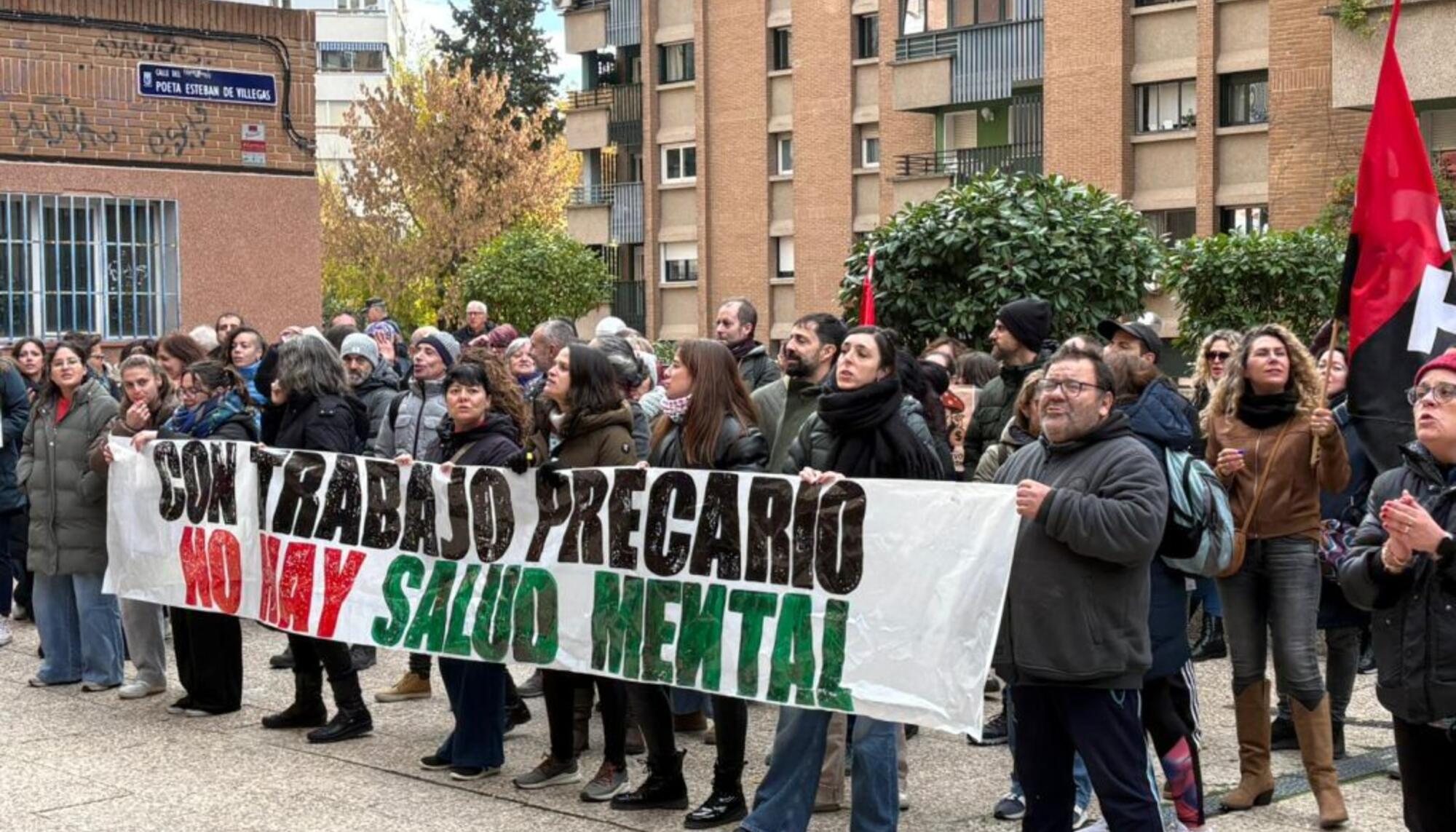 Trabajadores sector social huelga salud mental