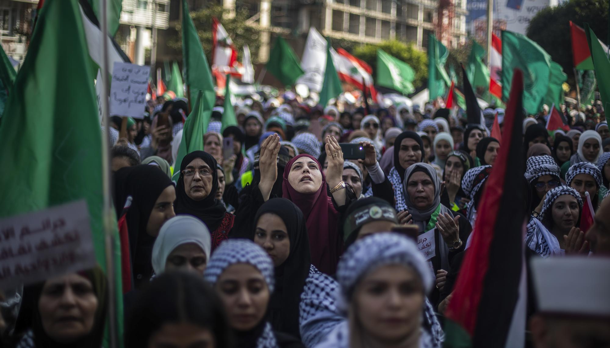 Manifestación Hamás Beirut - 2