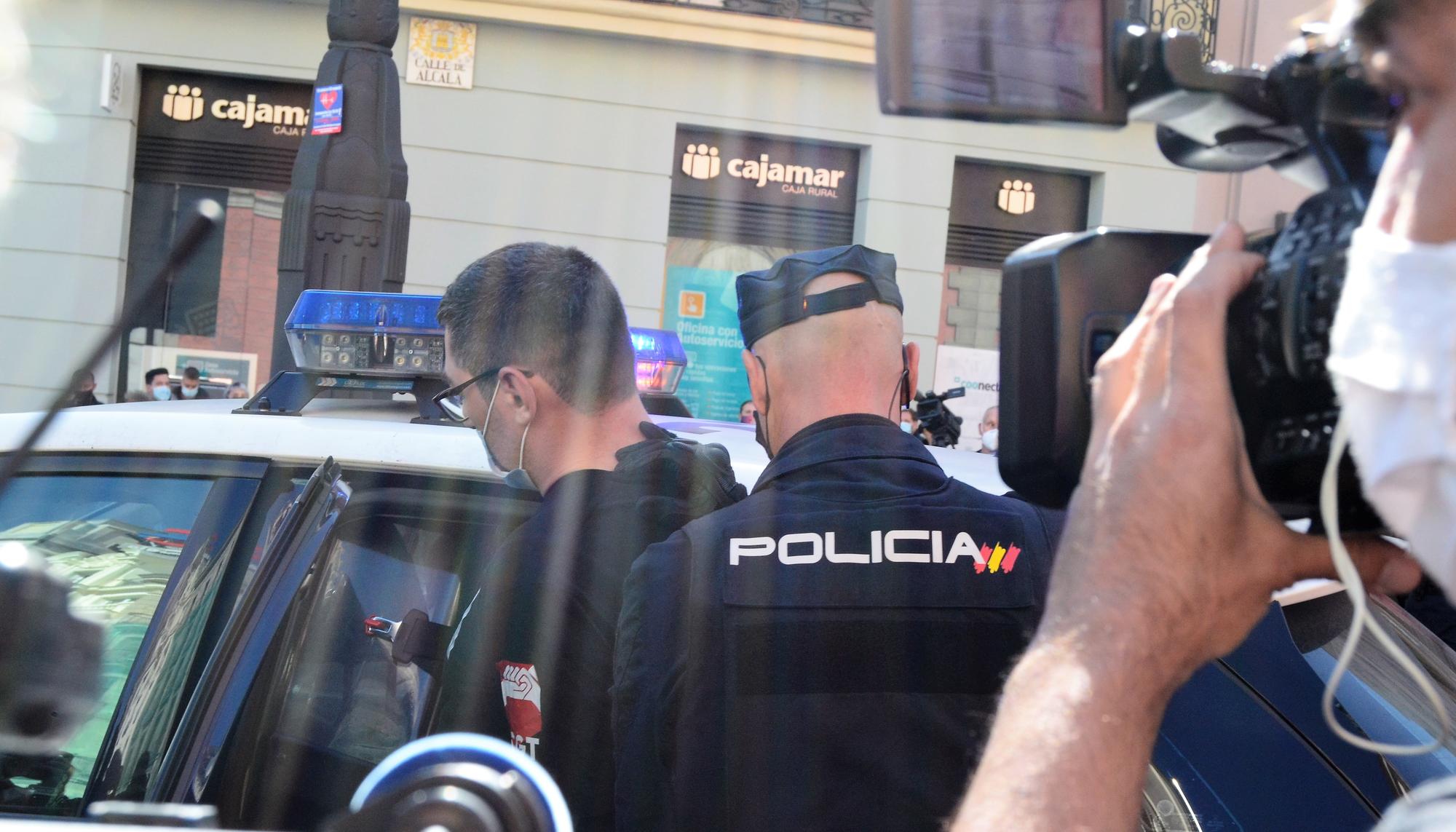 Detención Santi dirigente CGT