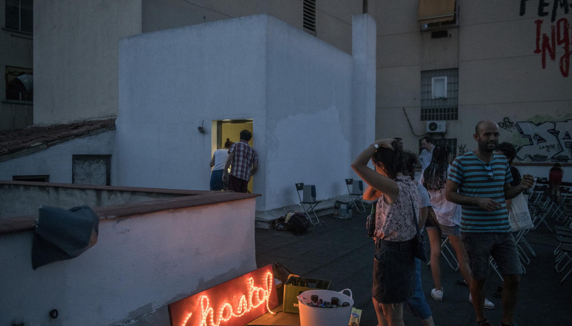 Atardecer en la terraza de La Ingobernable