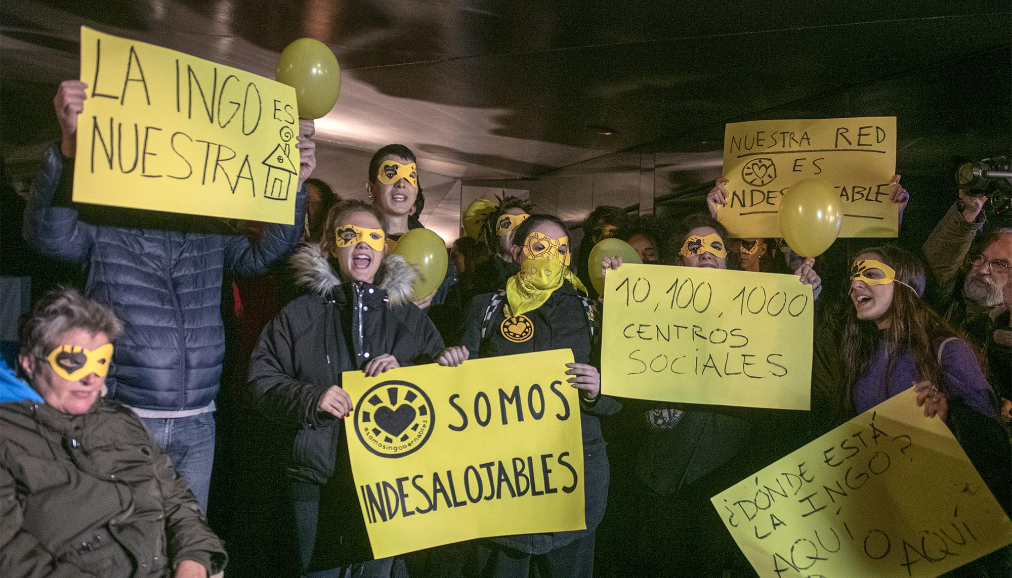 Protesta contra el desalojo de la Ingobernable - 4