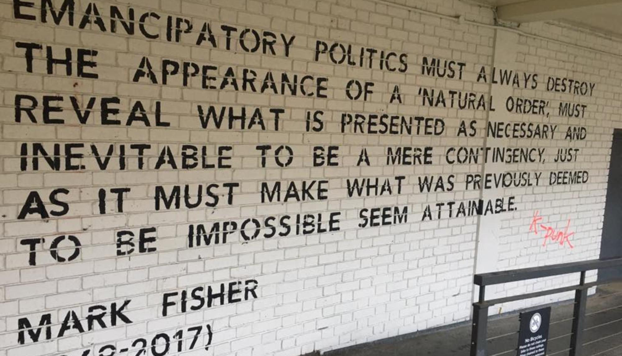 Mark Fisher. Mural