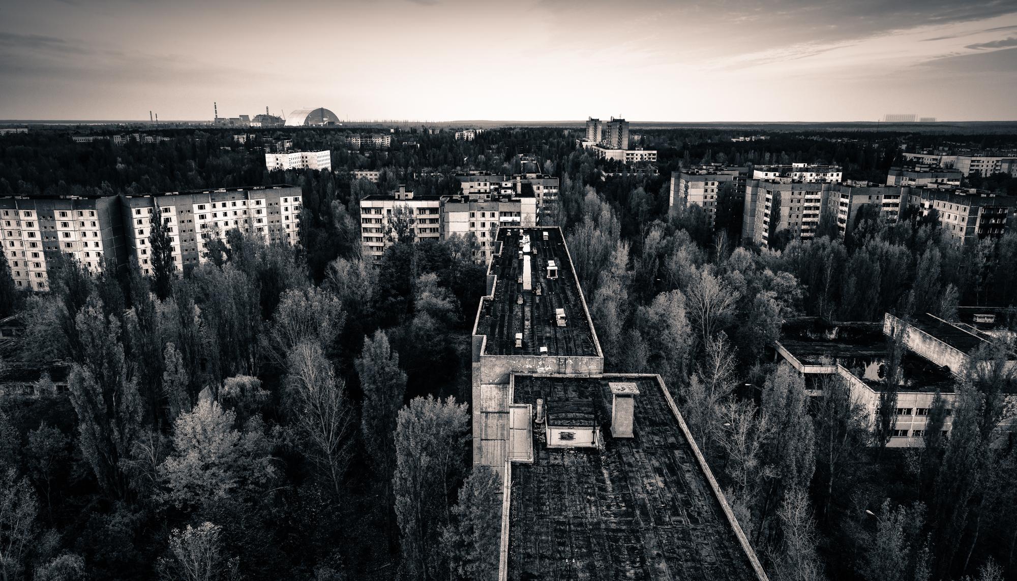 Prípiat, en la Zona de Exclusión de Chernóbil III. Imagen del documental 'Stalking Chernobyl'.