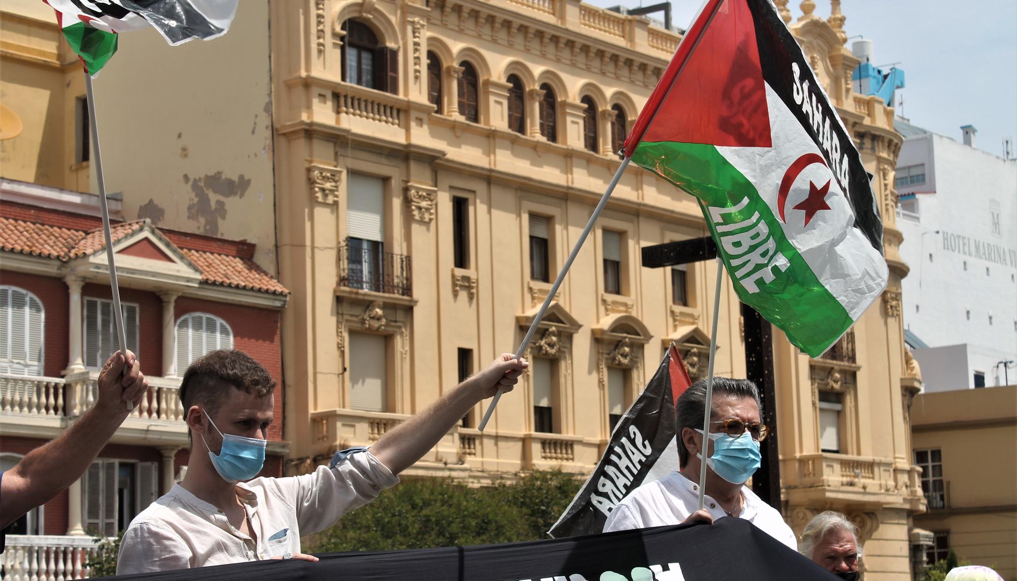 Protesta saharaui Algeciras 9