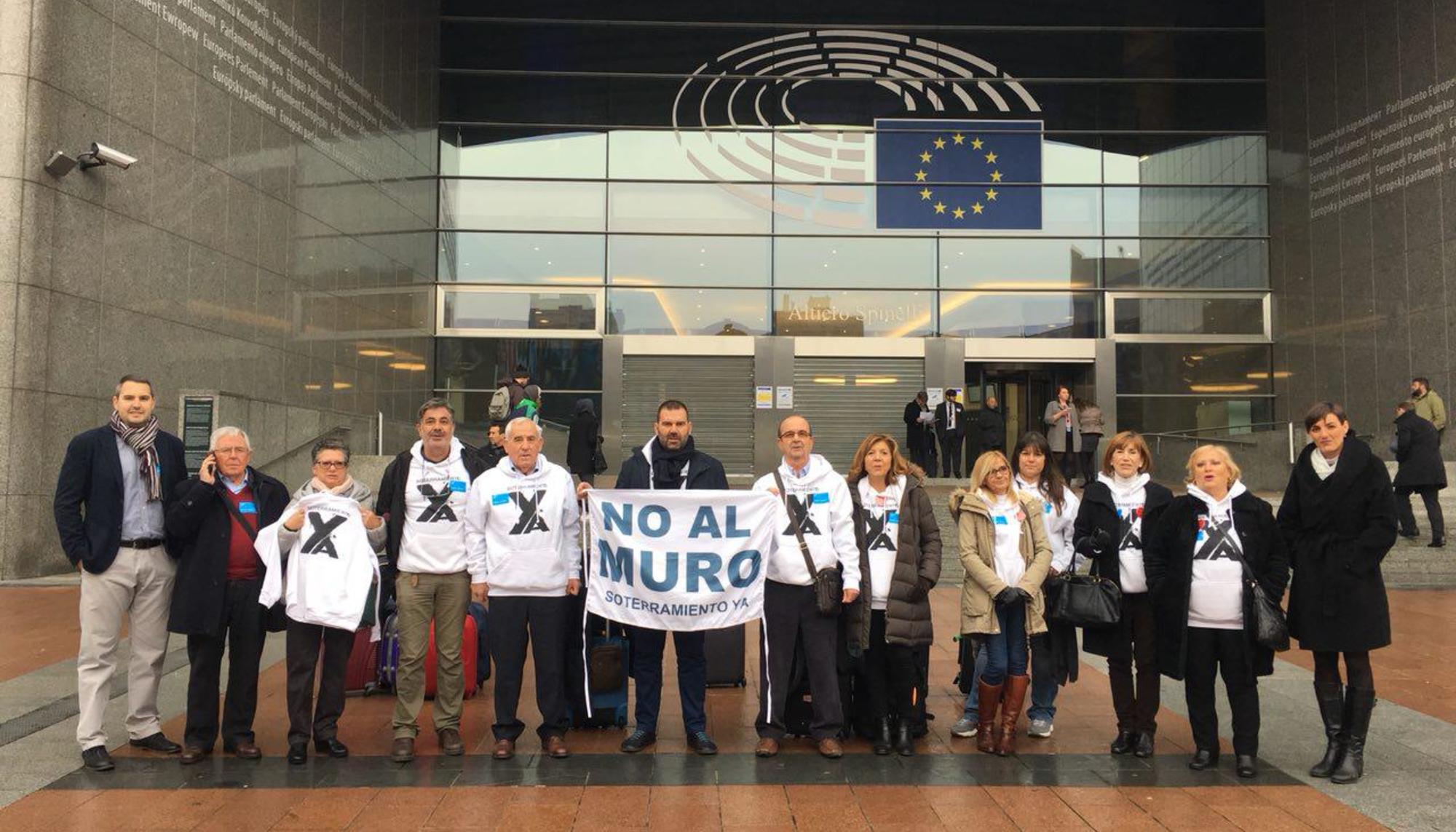 Plataforma Soterramiento Murcia Bruselas 8 noviembre