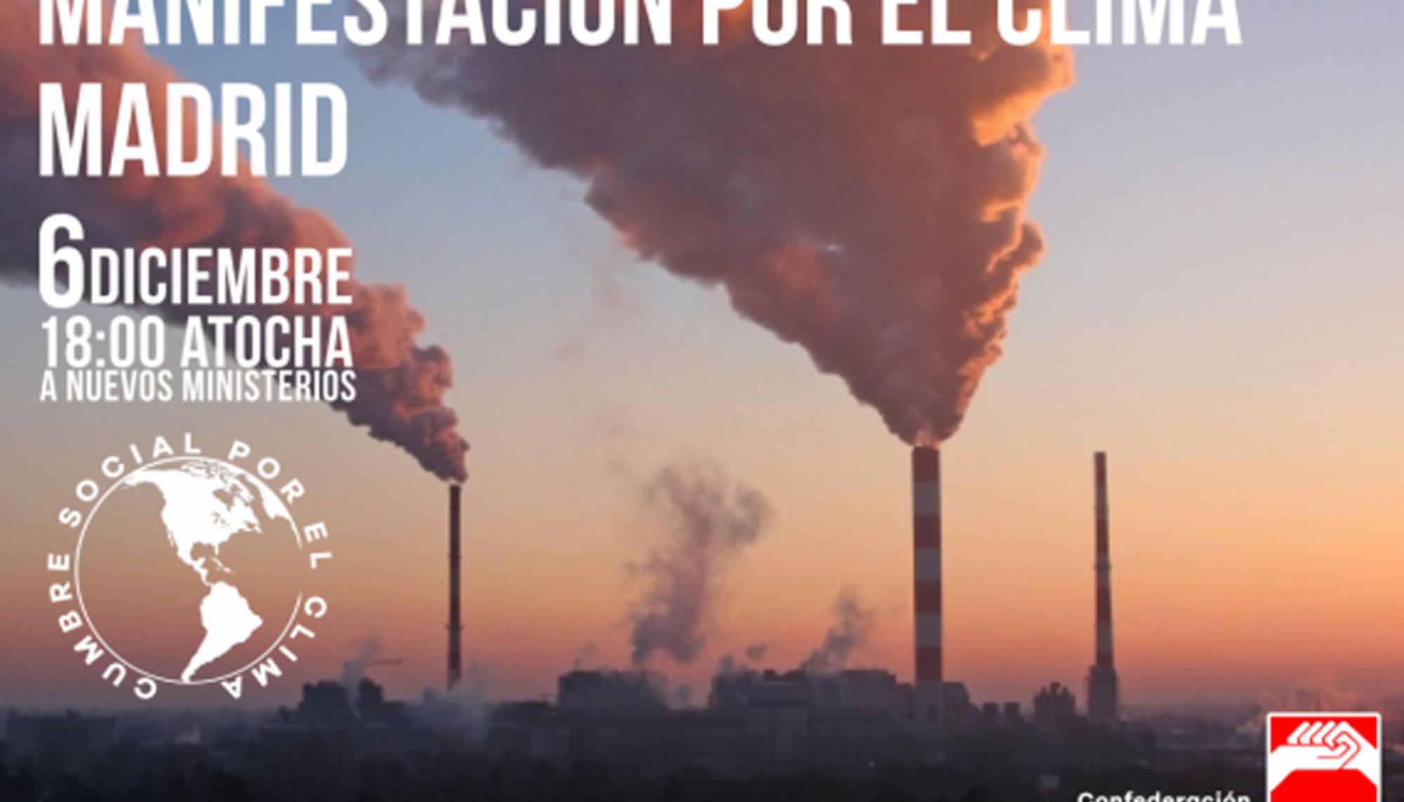 Manifestación clima 6 diciembre