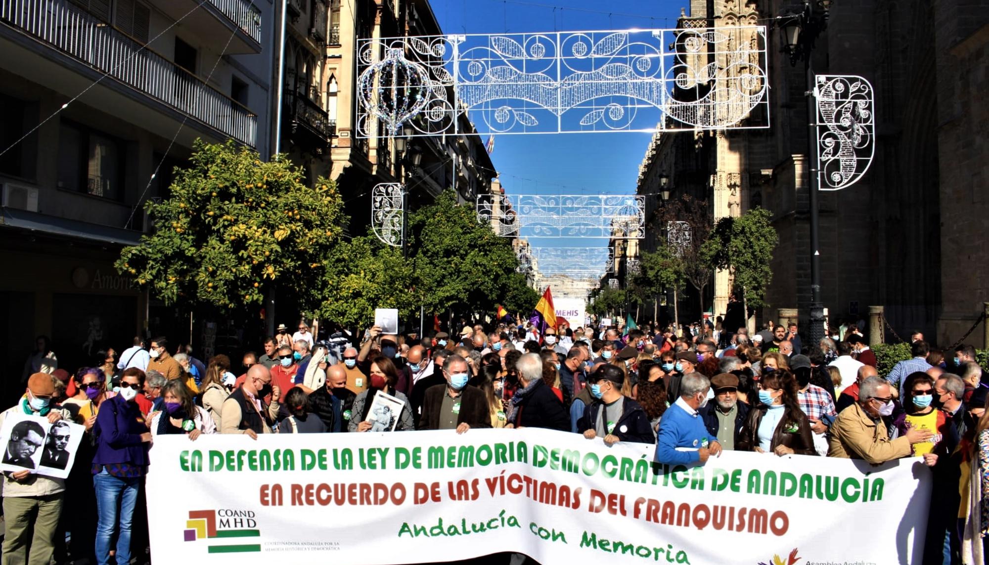 Manifiestación memorialista Andalucía 5