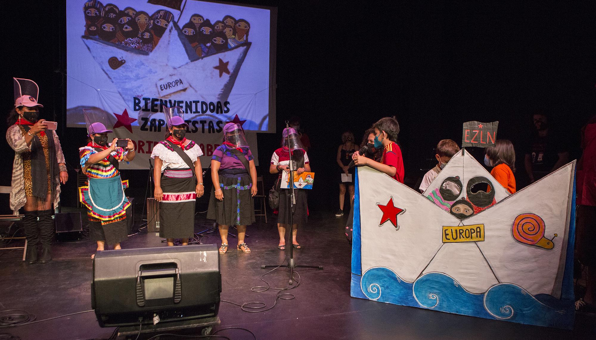 Bienvenida en Madrid al escuadrón 421 del EZLN - 5