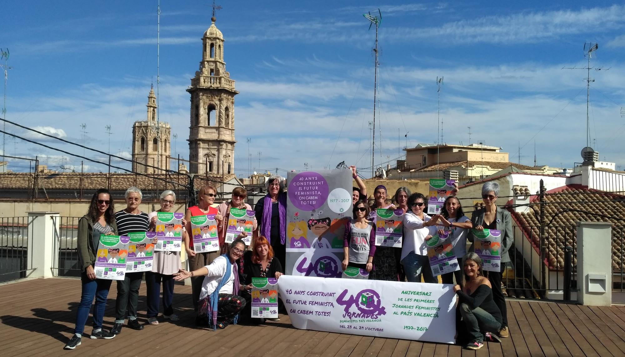 Col·lectius feministes de València en el Centre Octubre
