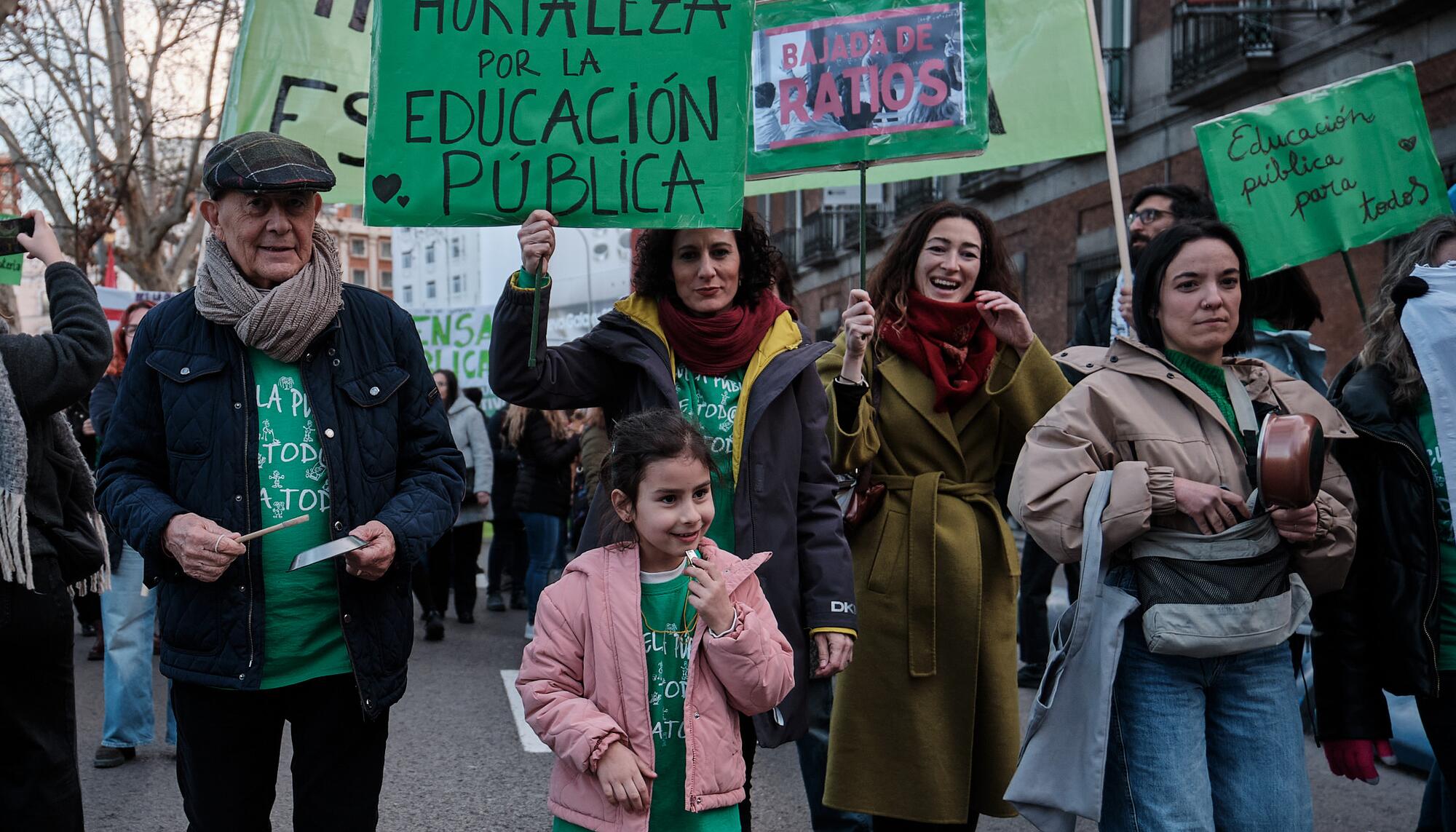 Educación lectivas manifestación - 13