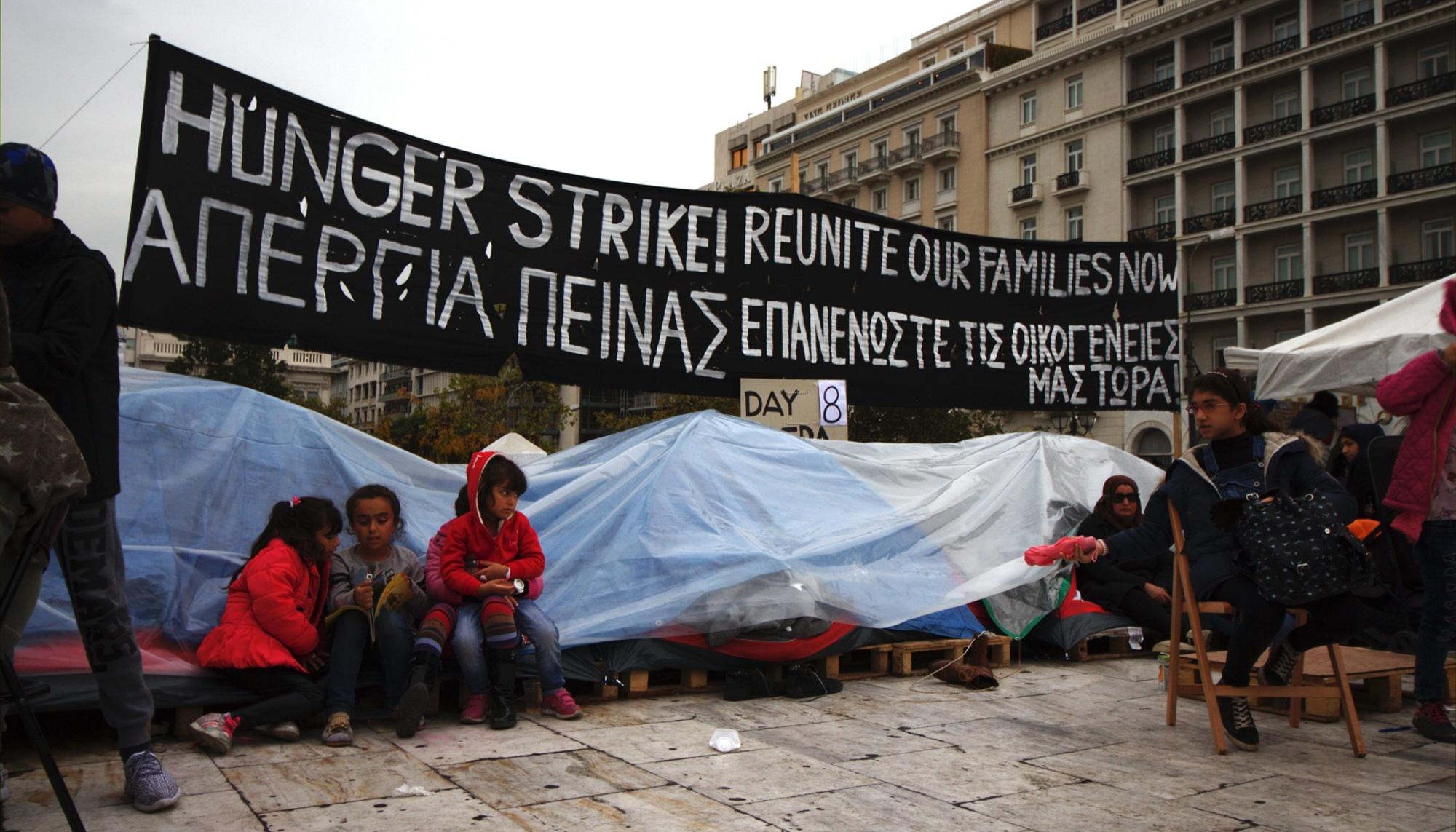 Huelga hambre Syntagma