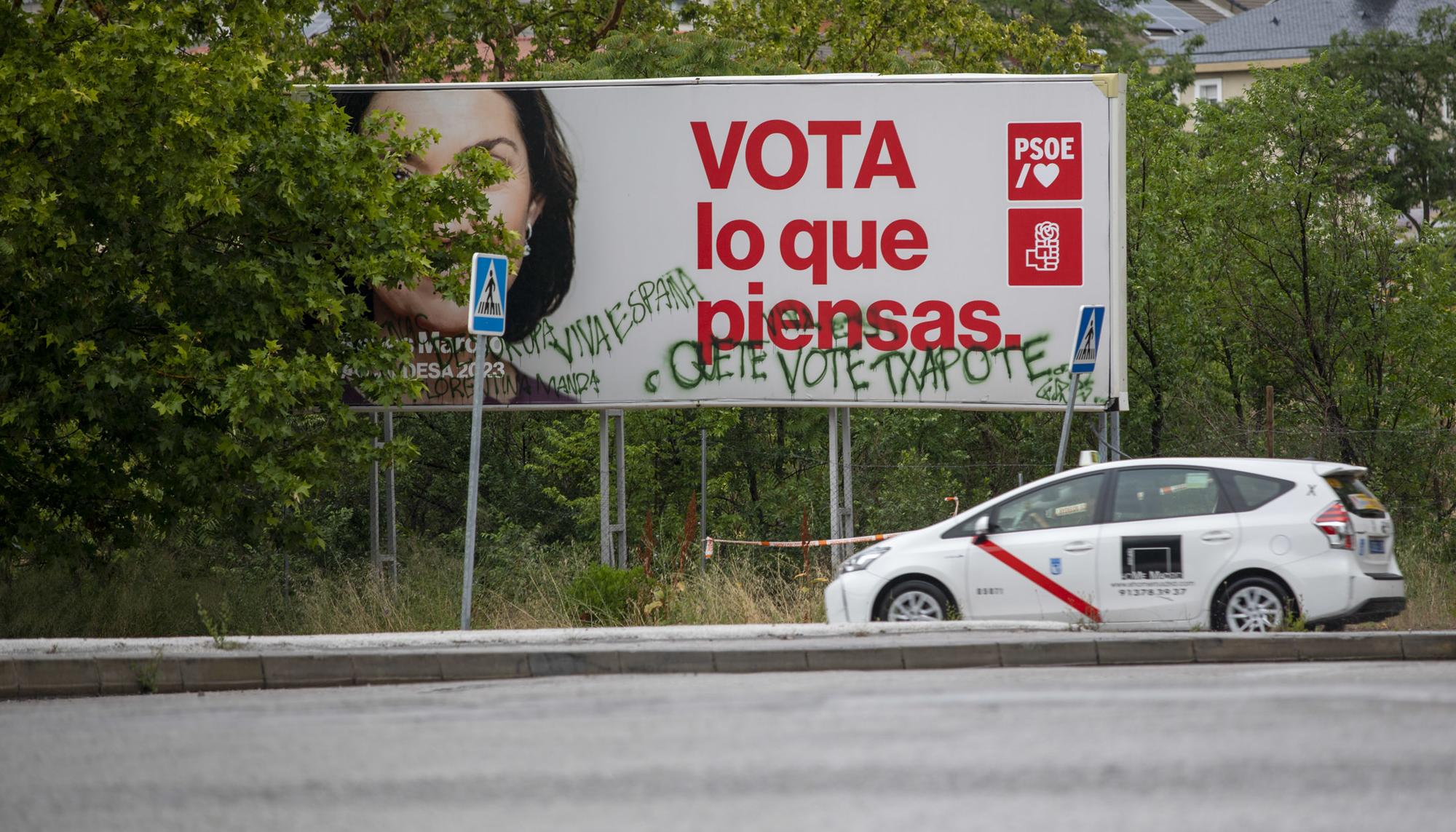 Cartel PSOE Maroto Txapote