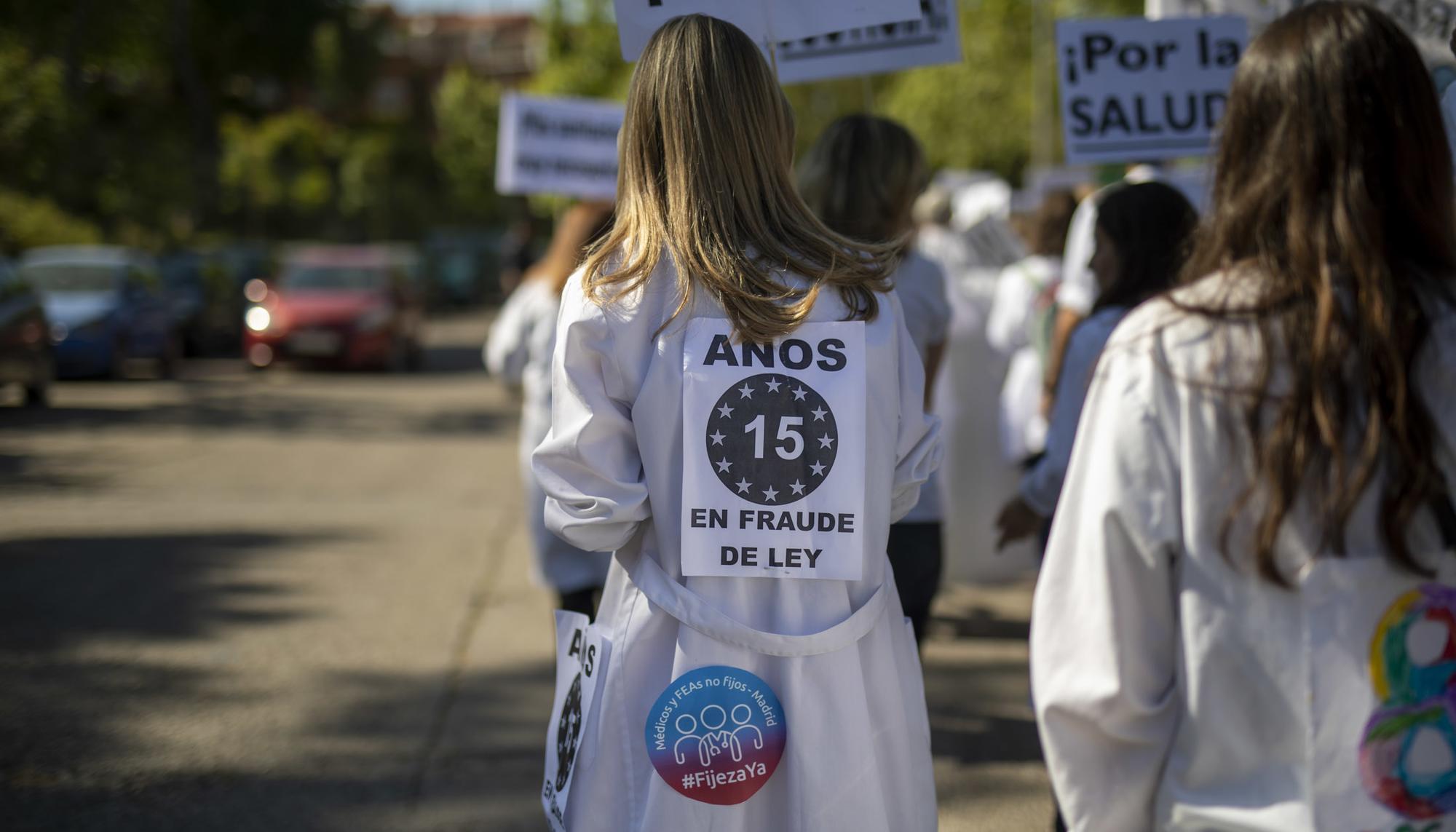 Huelga de medicos contra la temporalidad - 3