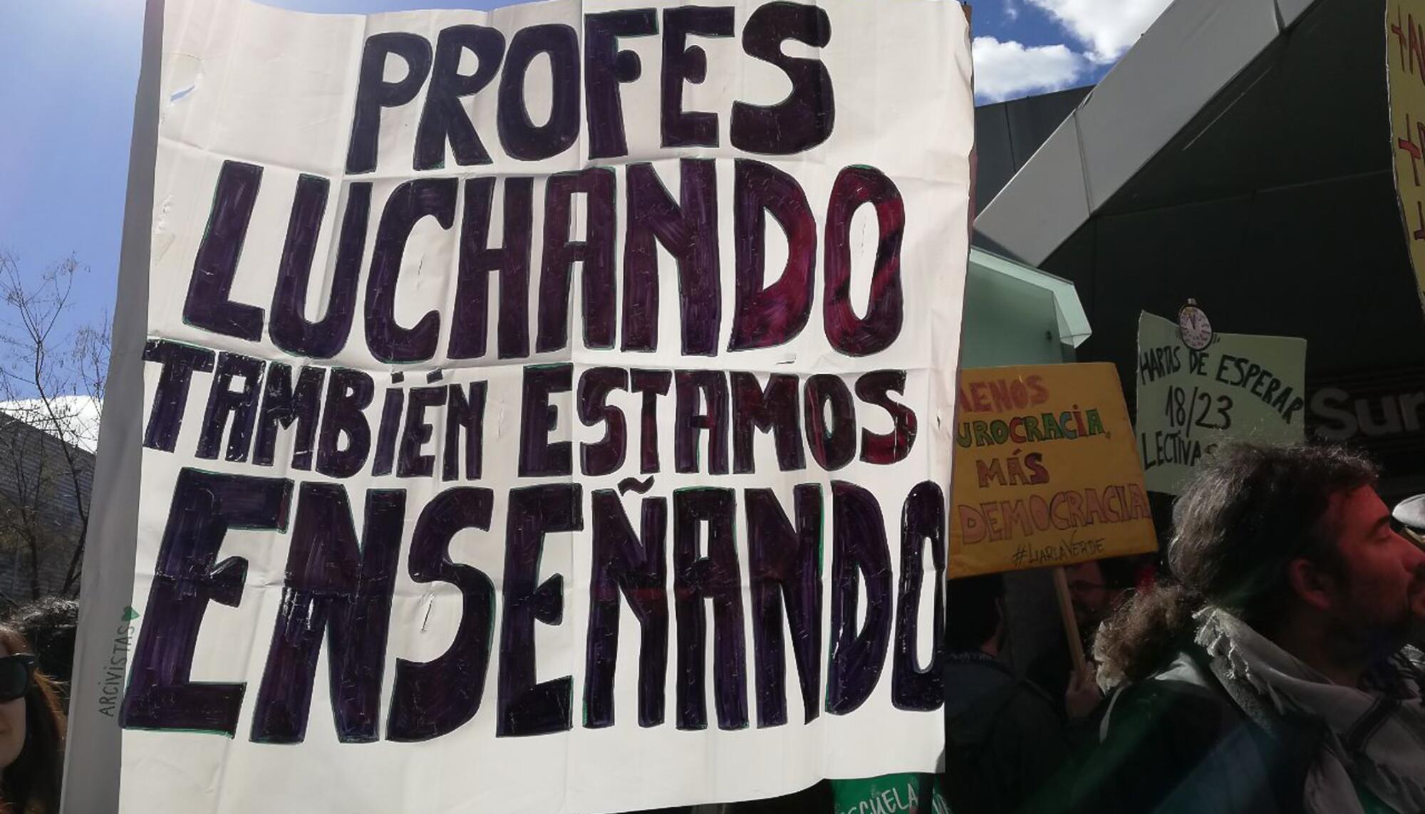Huelga Educación 27F Menos Lectivas - 2