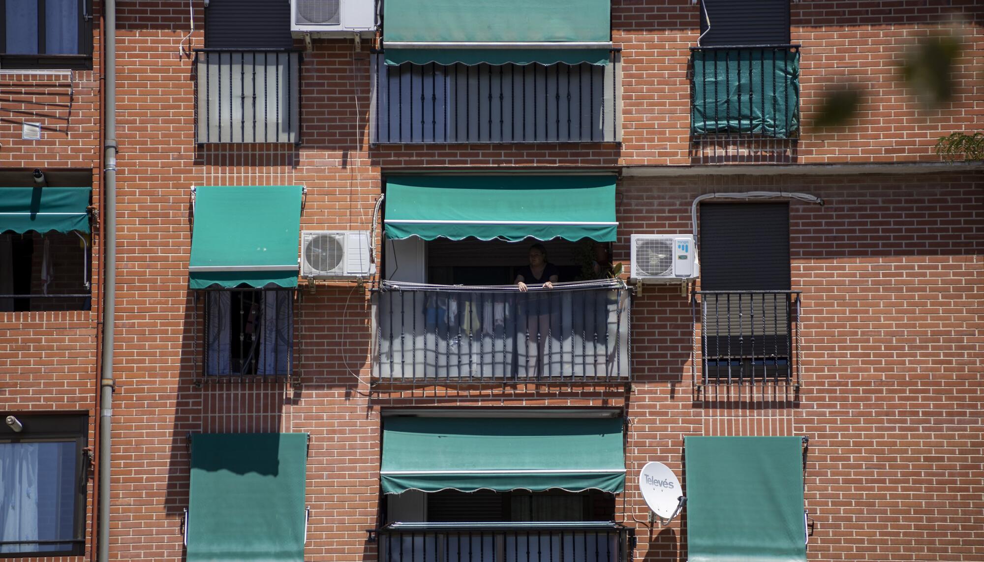 Carabanchel Matilde Hernandez Balcon Aire acondicionado