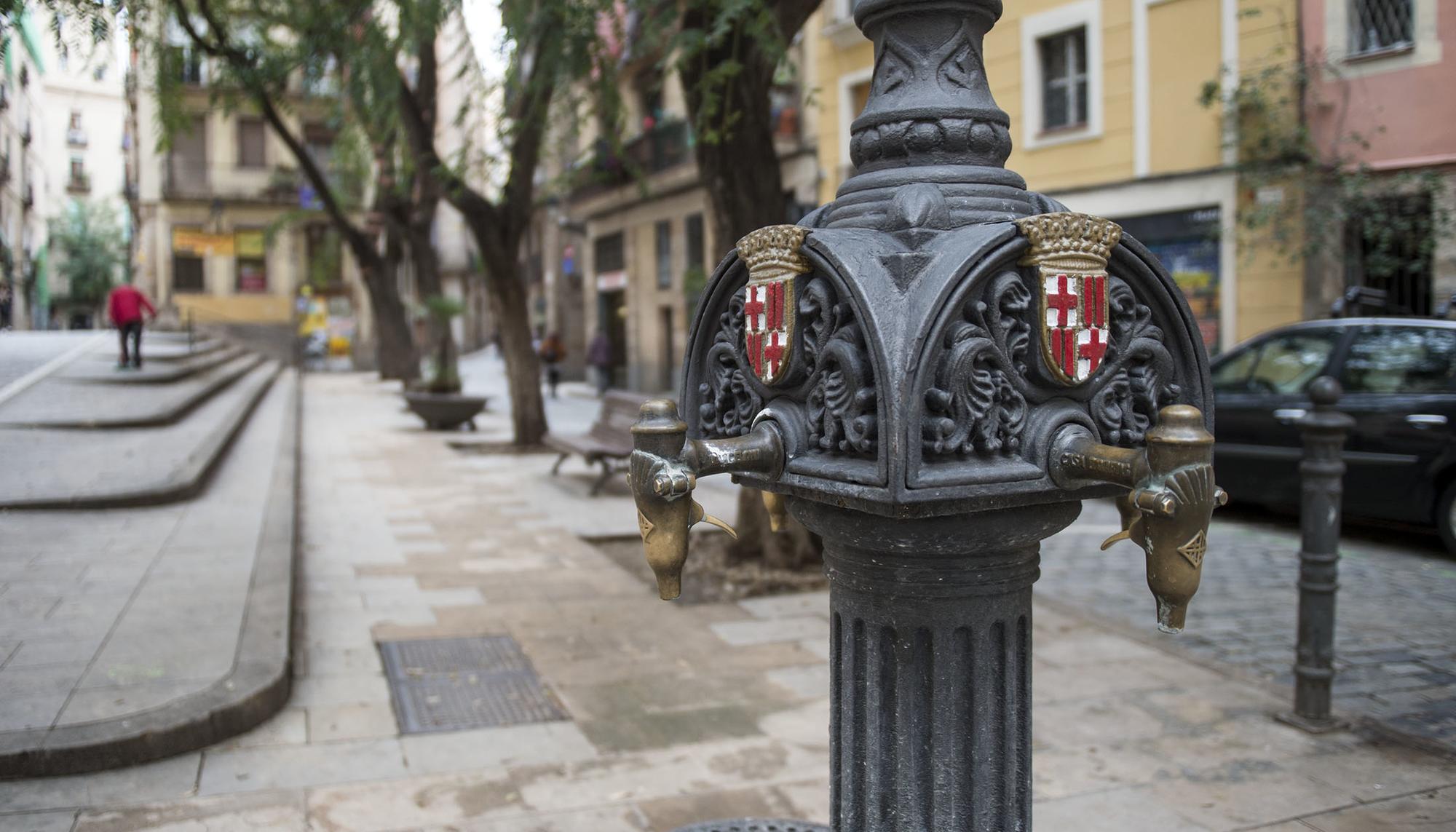 Fuente agua Barcelona