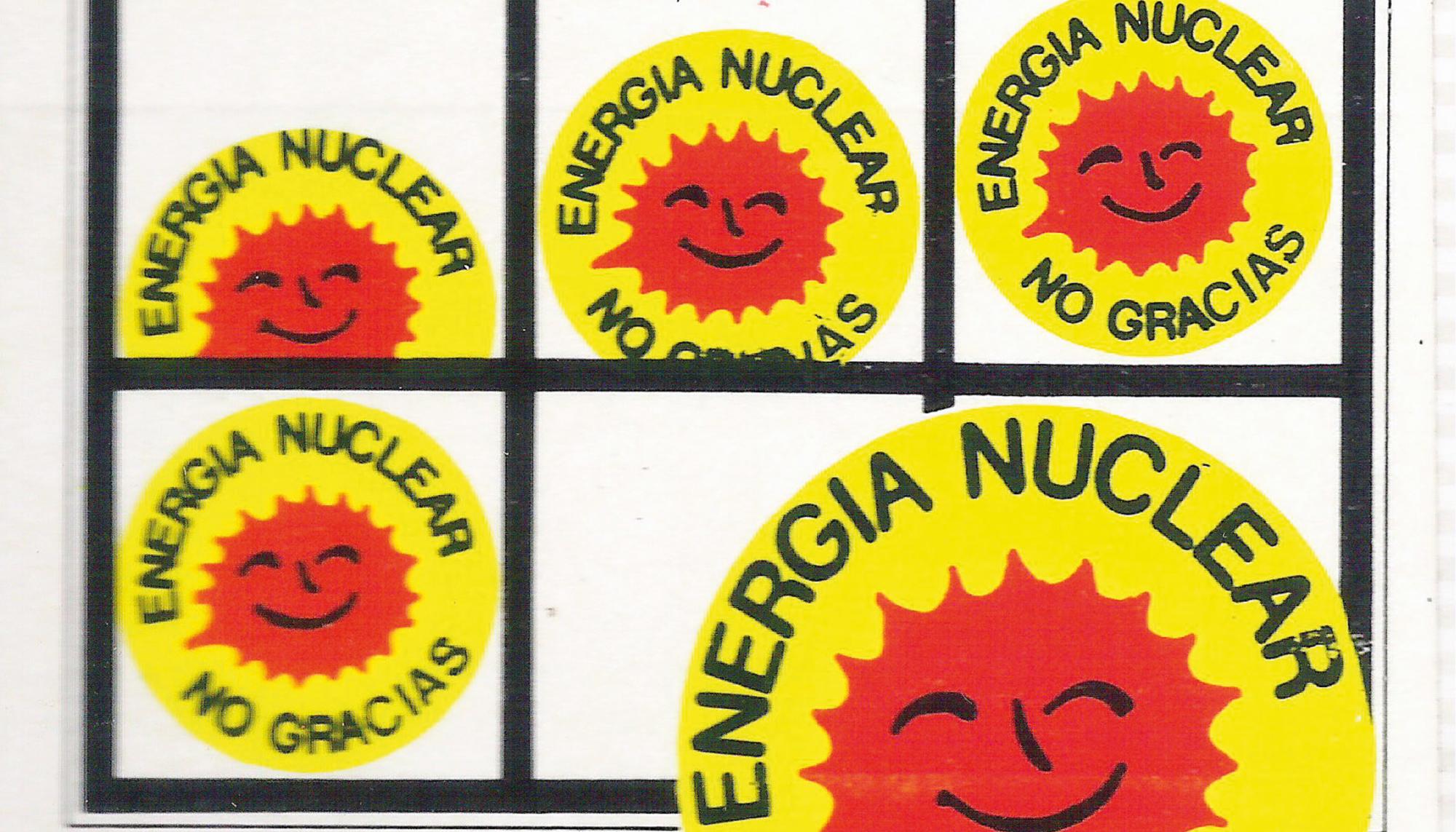 Pegatina Energía nuclear no, gracias