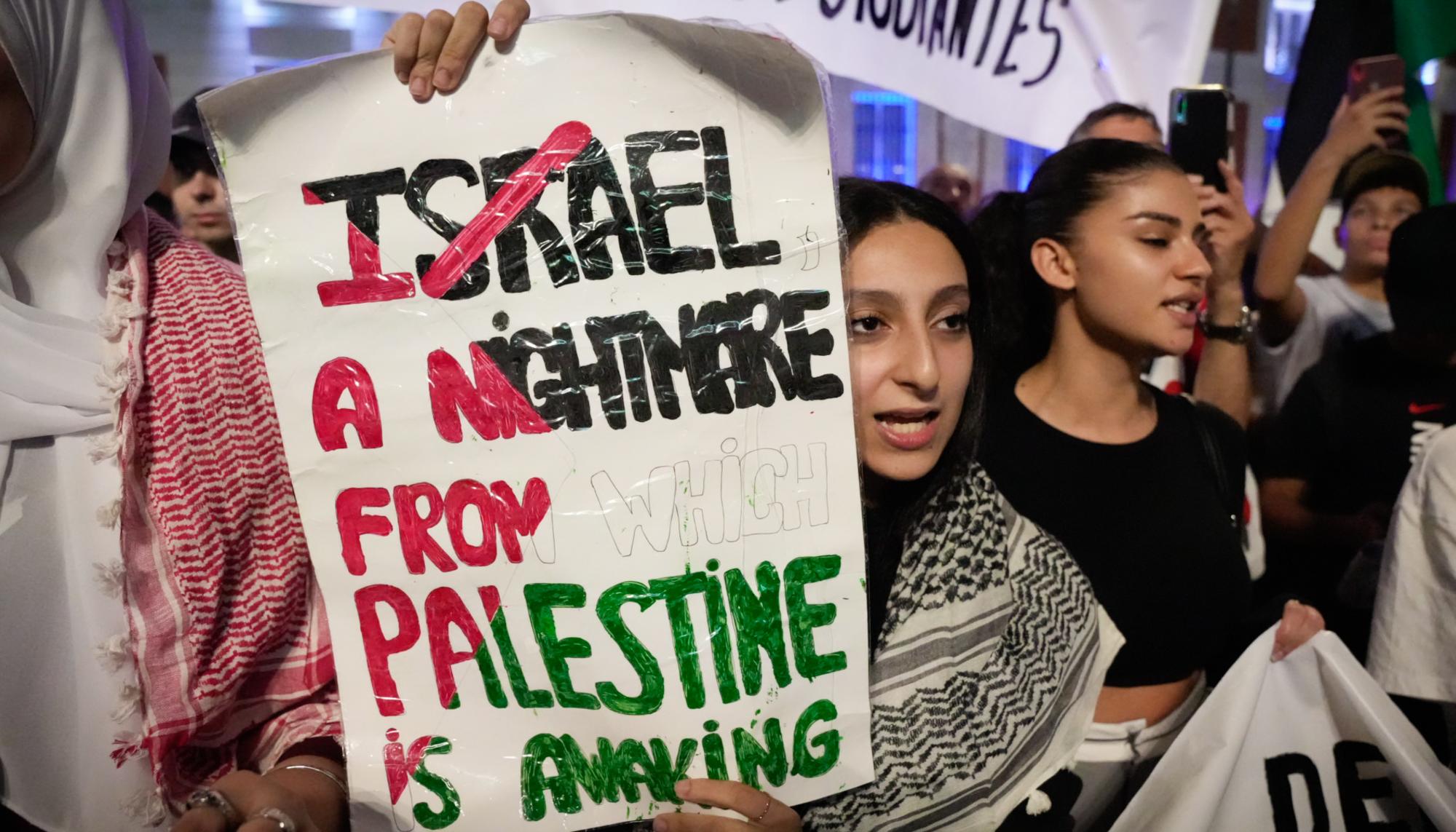 Concentración Madrid de apoyo a Palestina oct 2023 - 12