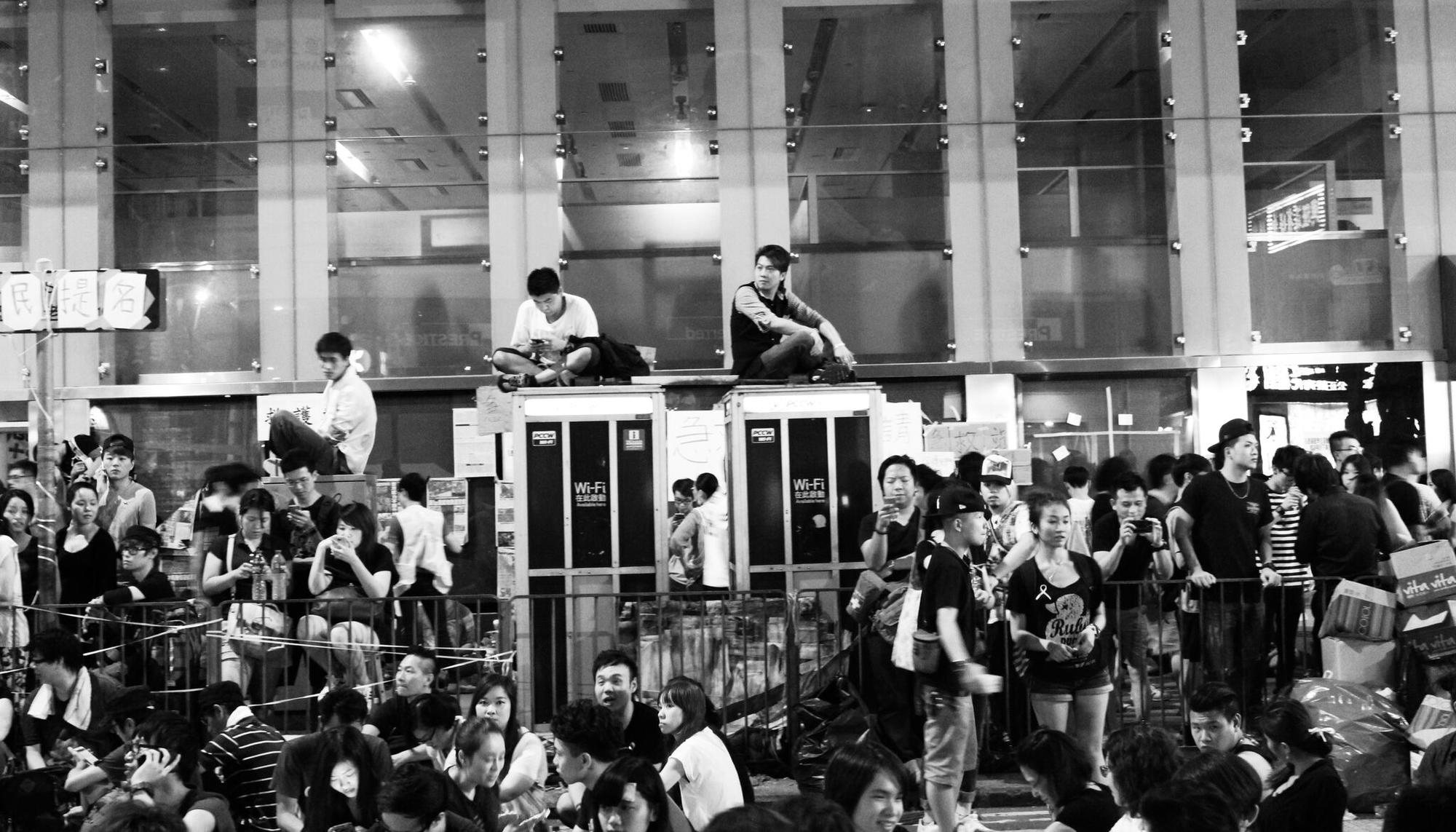 La revolución de los paraguas en Honh Kong 2