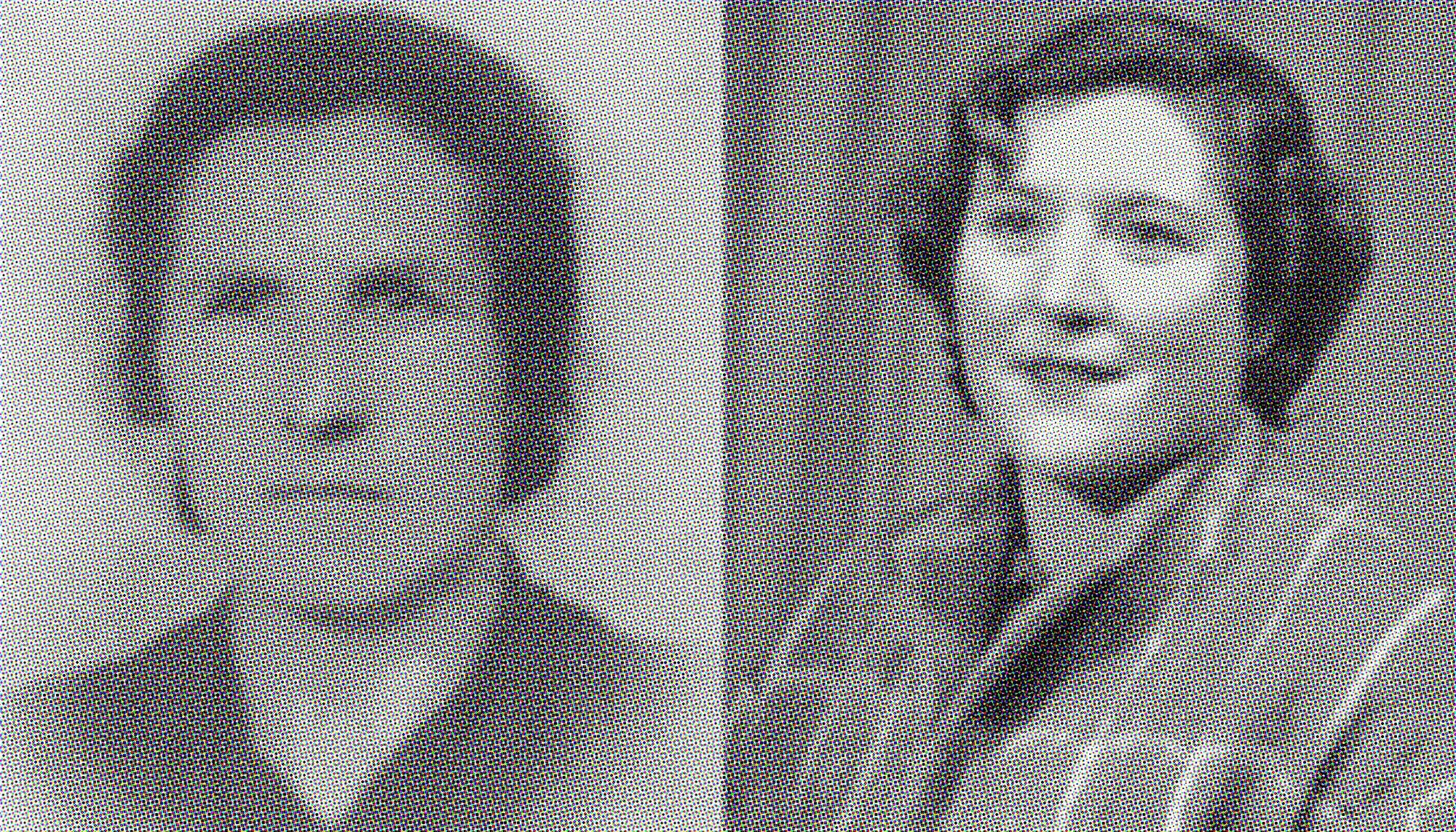 Alpidia García y su hija Ángela Losada de joven