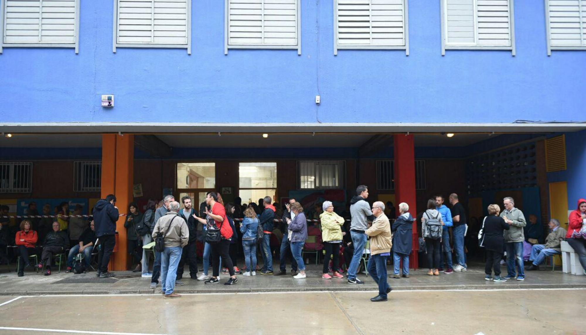 Colegio electoral Antonio Brusi en Barcelona