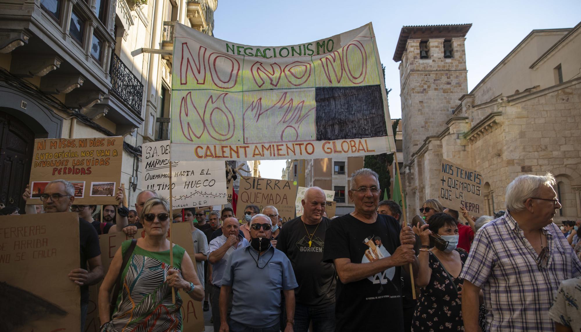 Manifestación Zamora Incendios forestales 28-07-2022 - 10