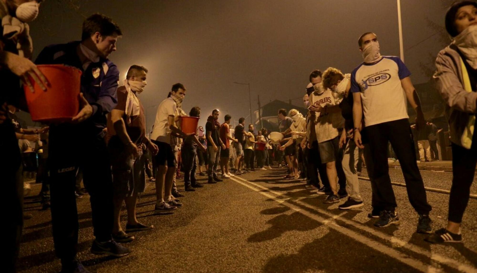 cadea humana sufocar lumes Vigo