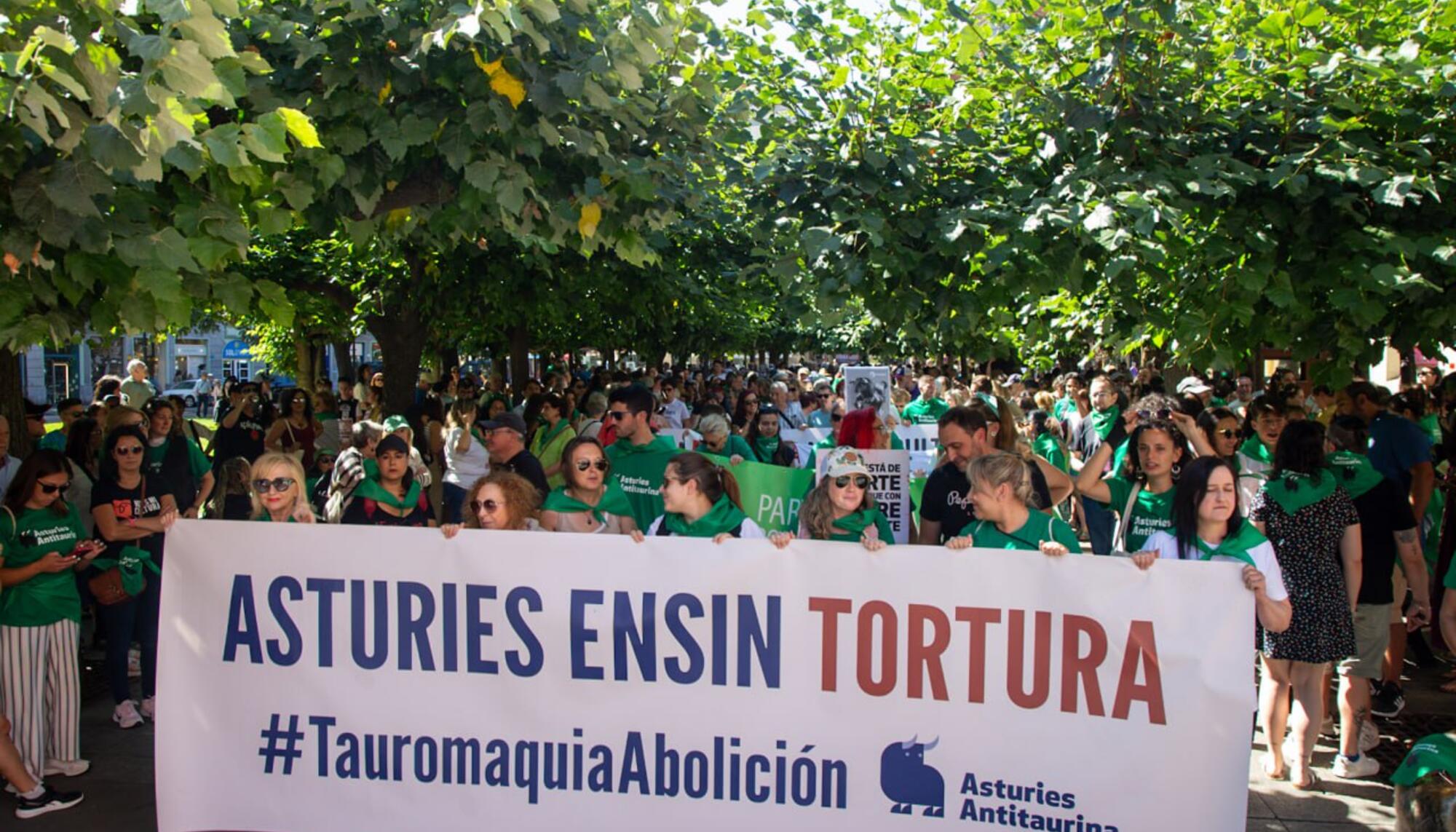 protesta antitaurina xixon