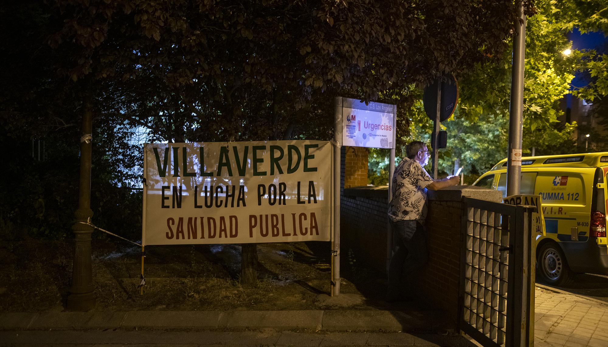 Acampada en el Centro de Salud Los ángeles en Villaverde - 9