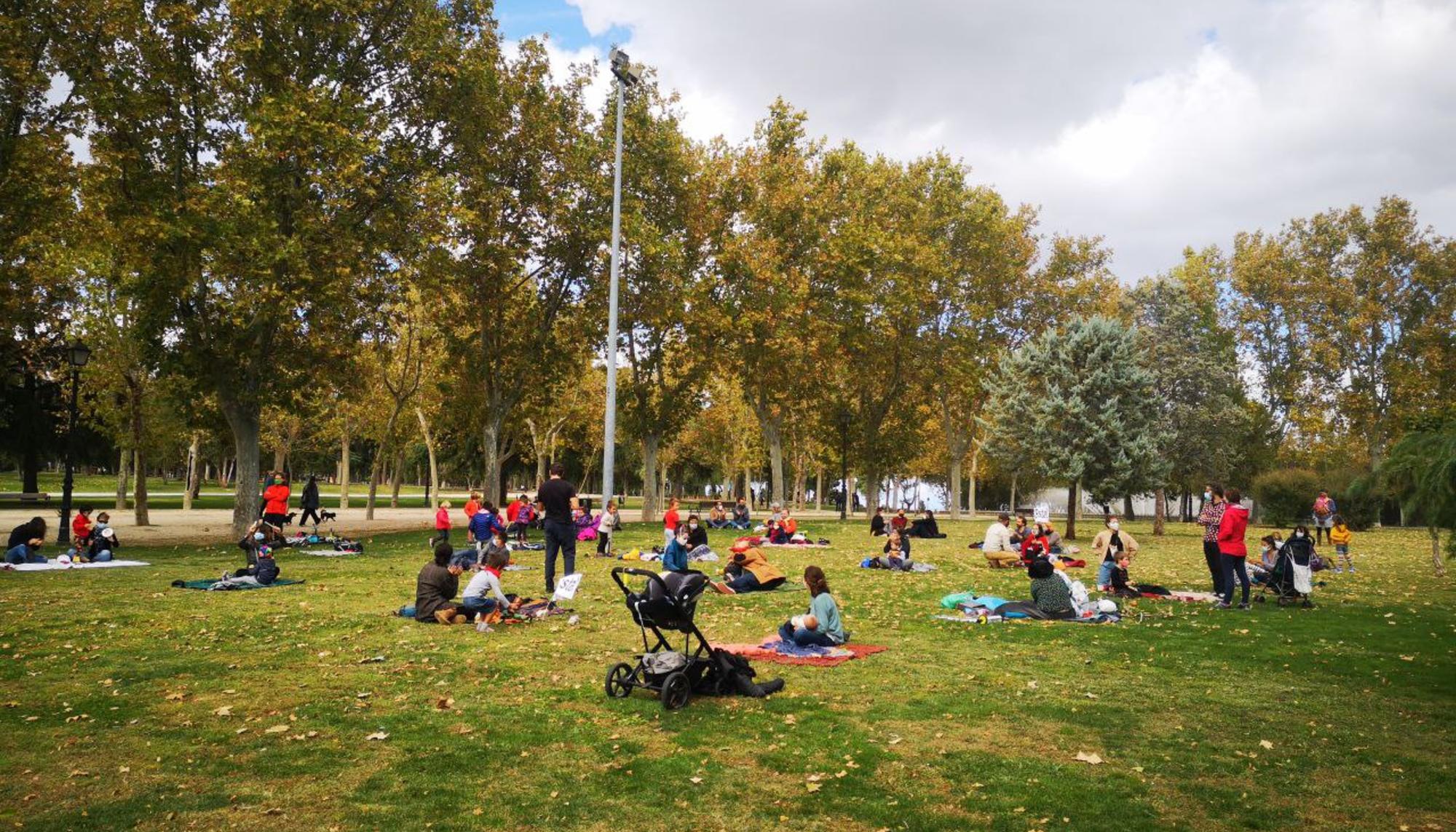 Parque San Isidro Protesta 4 Octubre