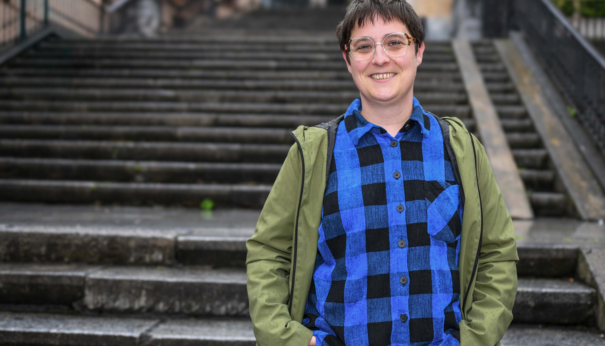 Andrea Momoitio en Bilbao libro 'Farsante'