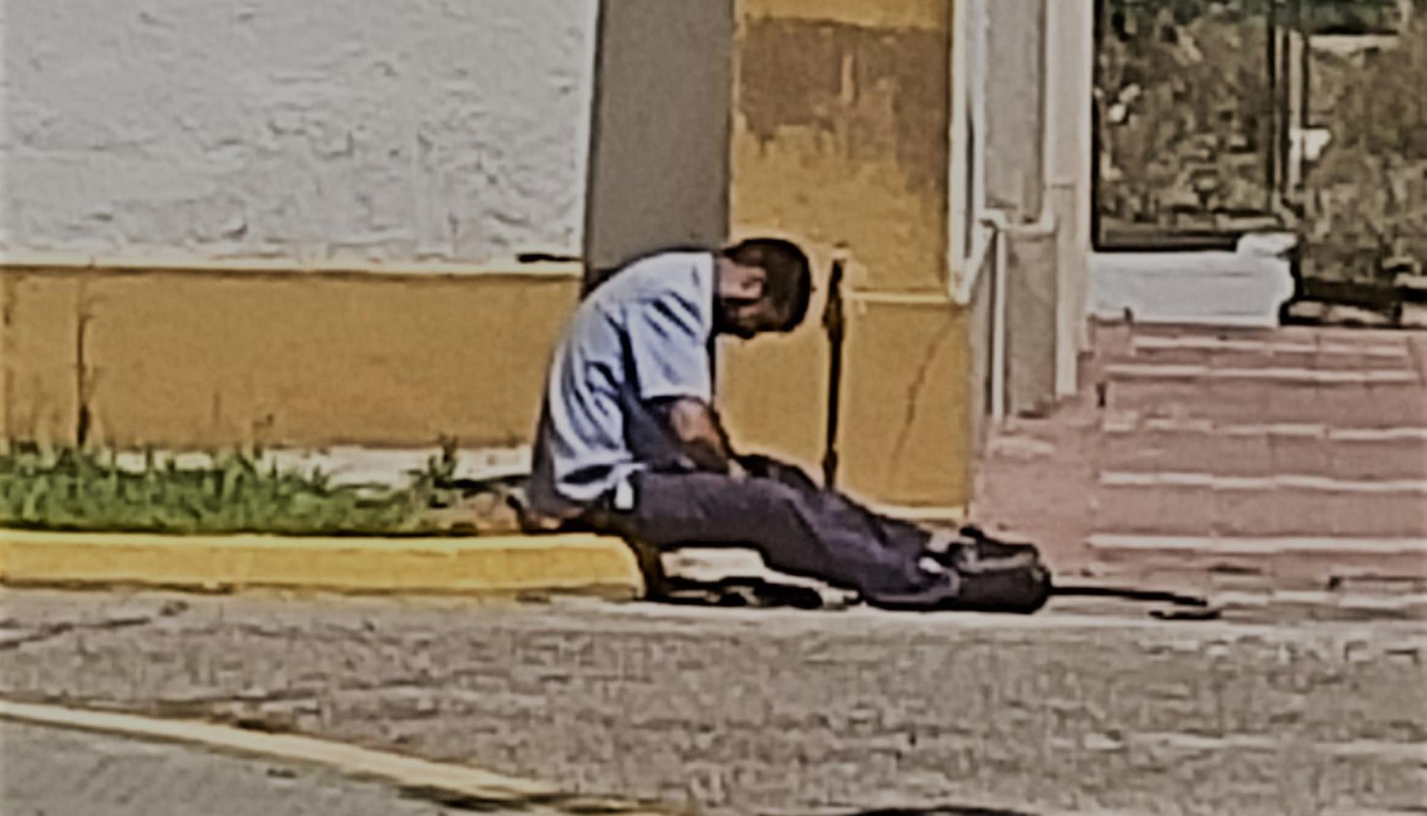 Fontanero cansado