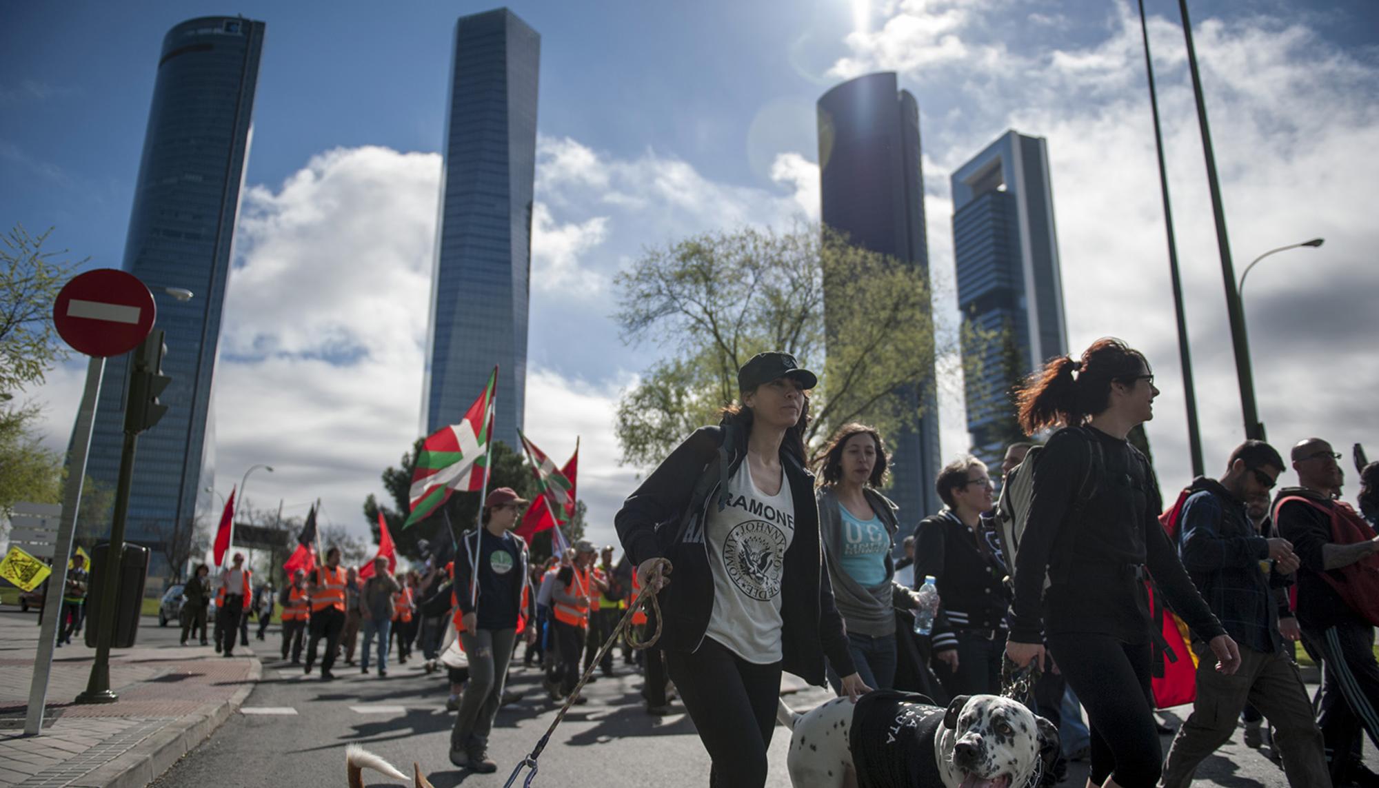 Marchas de la Dignidad, columna norte 2014