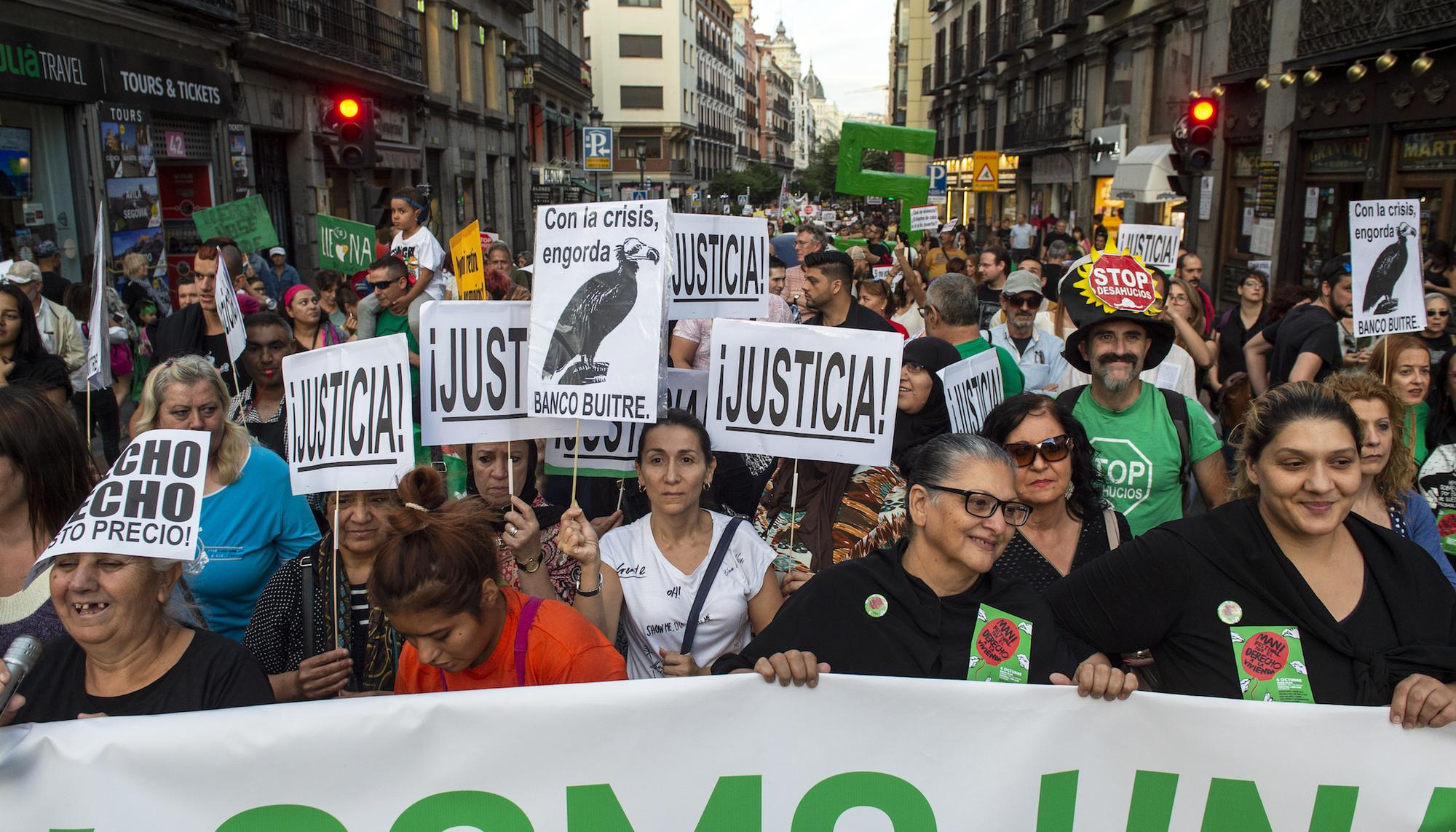 Manifestación de la PAH en Madrid XI