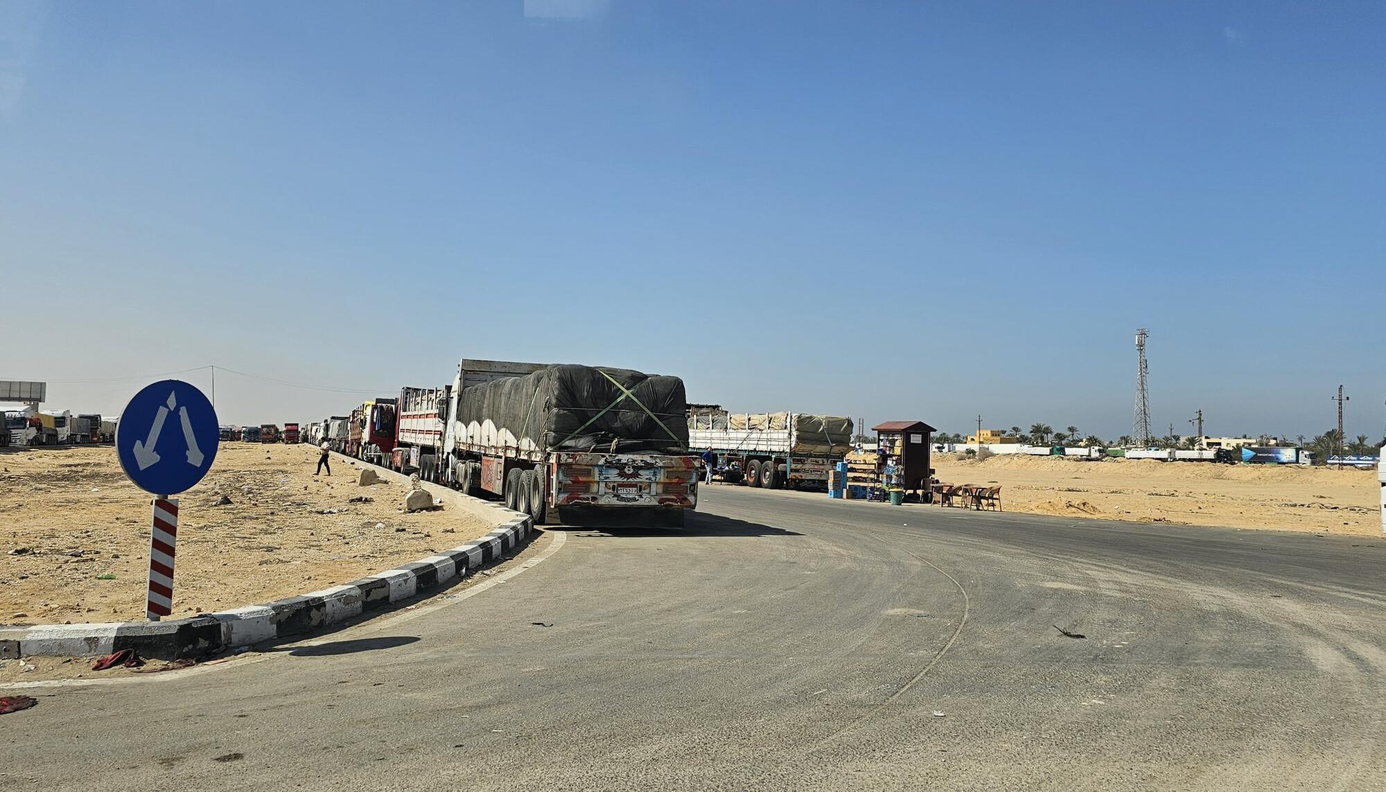Camiones Frontera Rafah