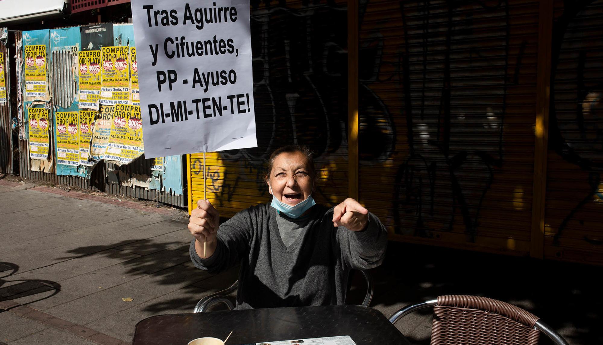 Manifestación contra la "segregación de clase" en Carabanchel, el domingo 27 de septiembre de 2020. - 13